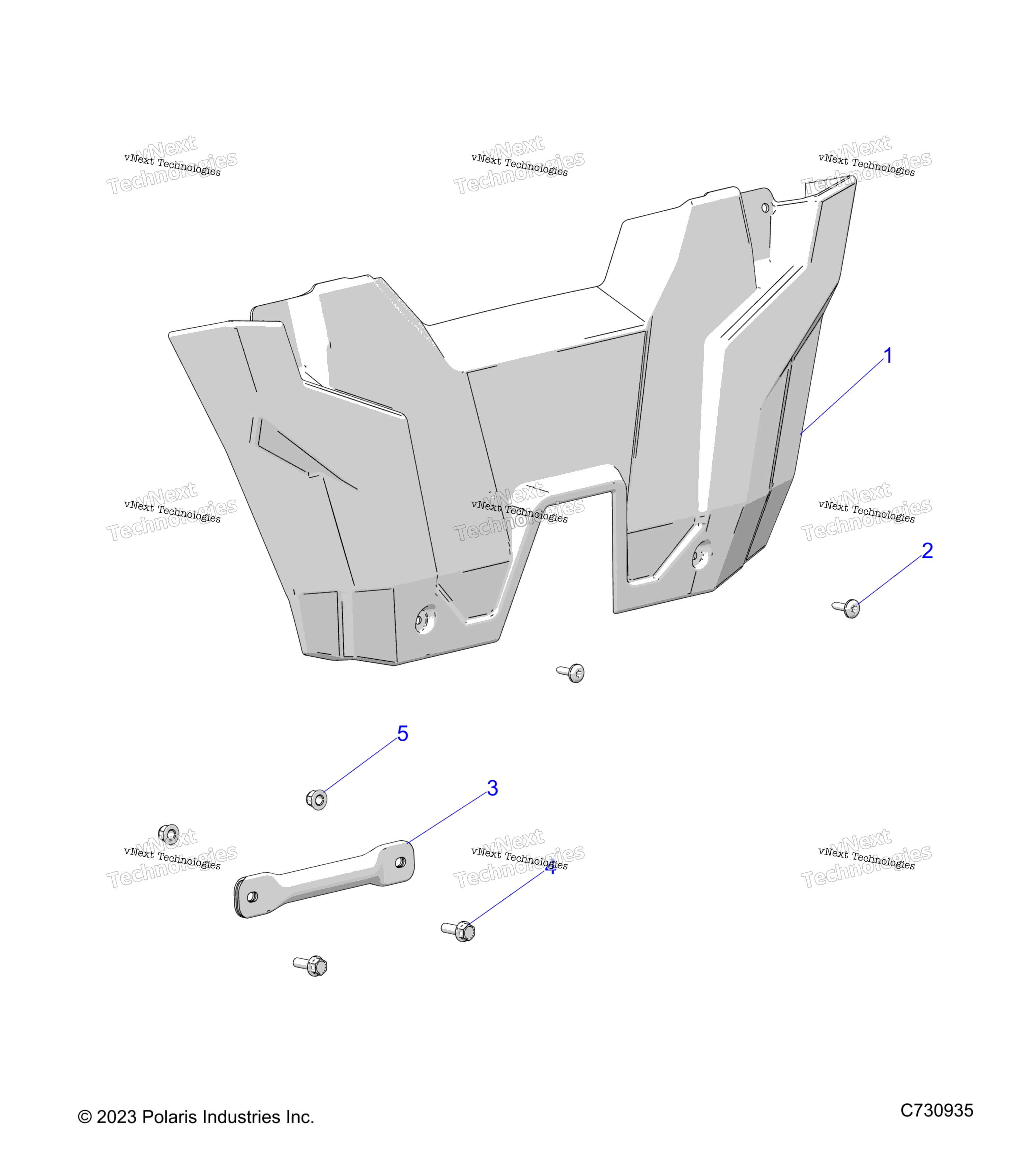 Body, Lower, передний Facia R24t6a99a1 / B1