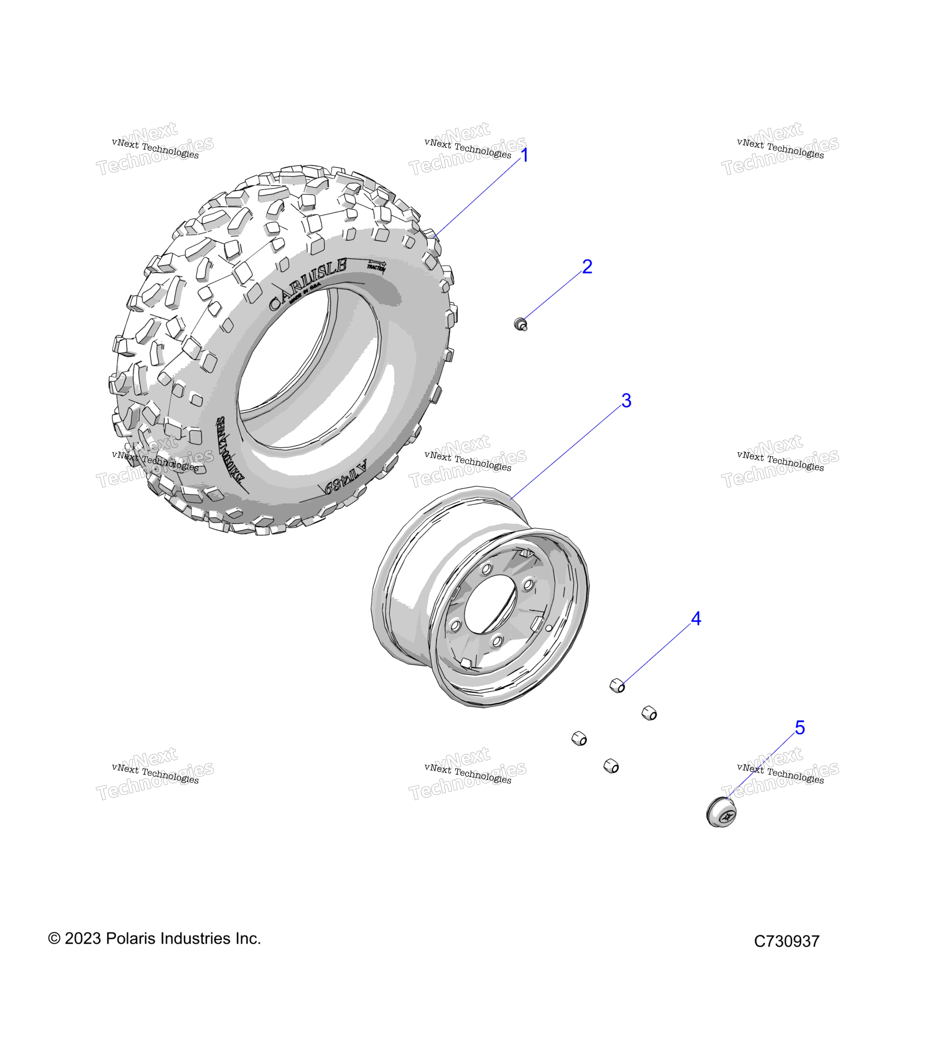 Колёса, передние R24t6a99a1/B1