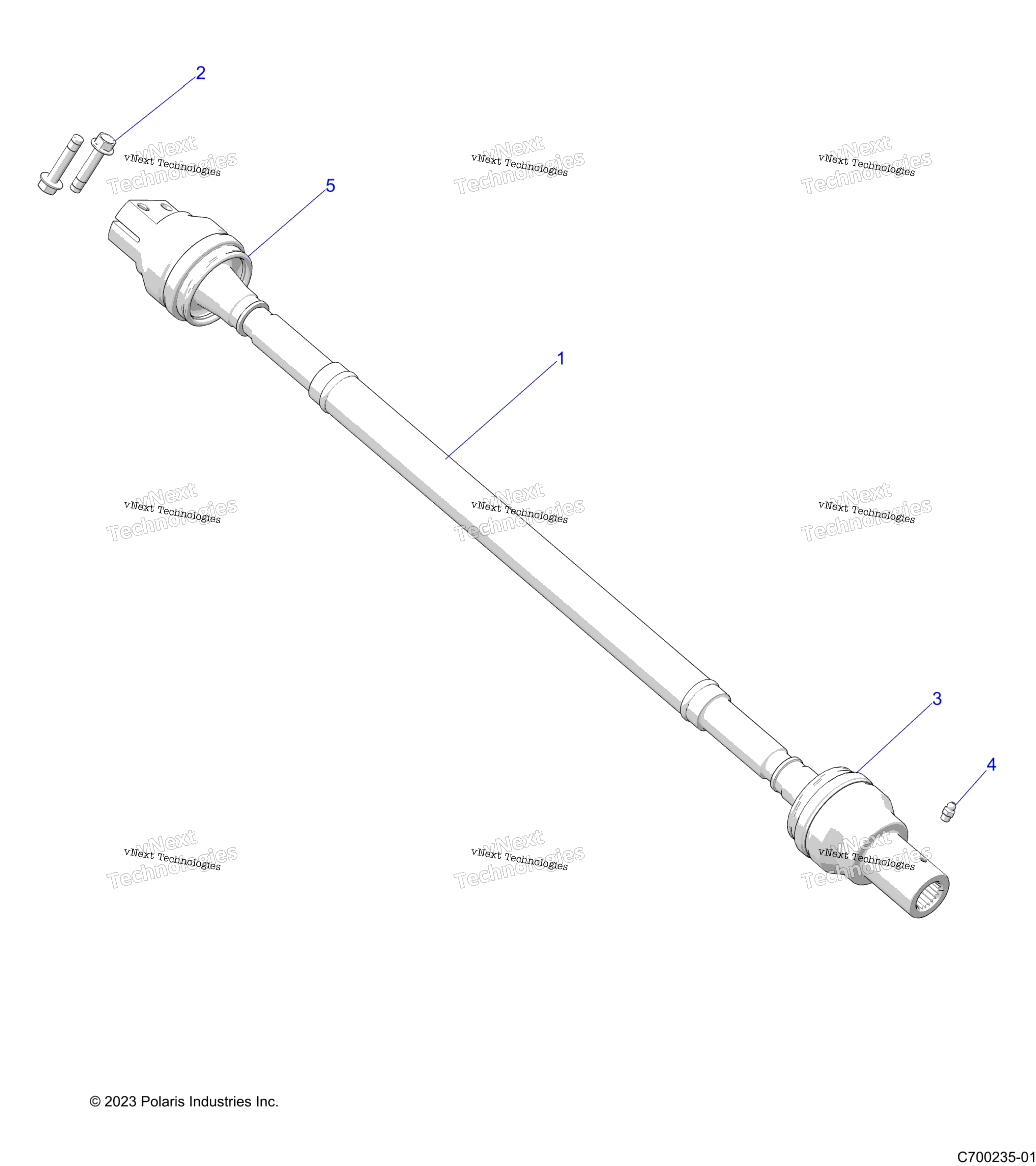 Привод Train, Rear Prop Shaft
