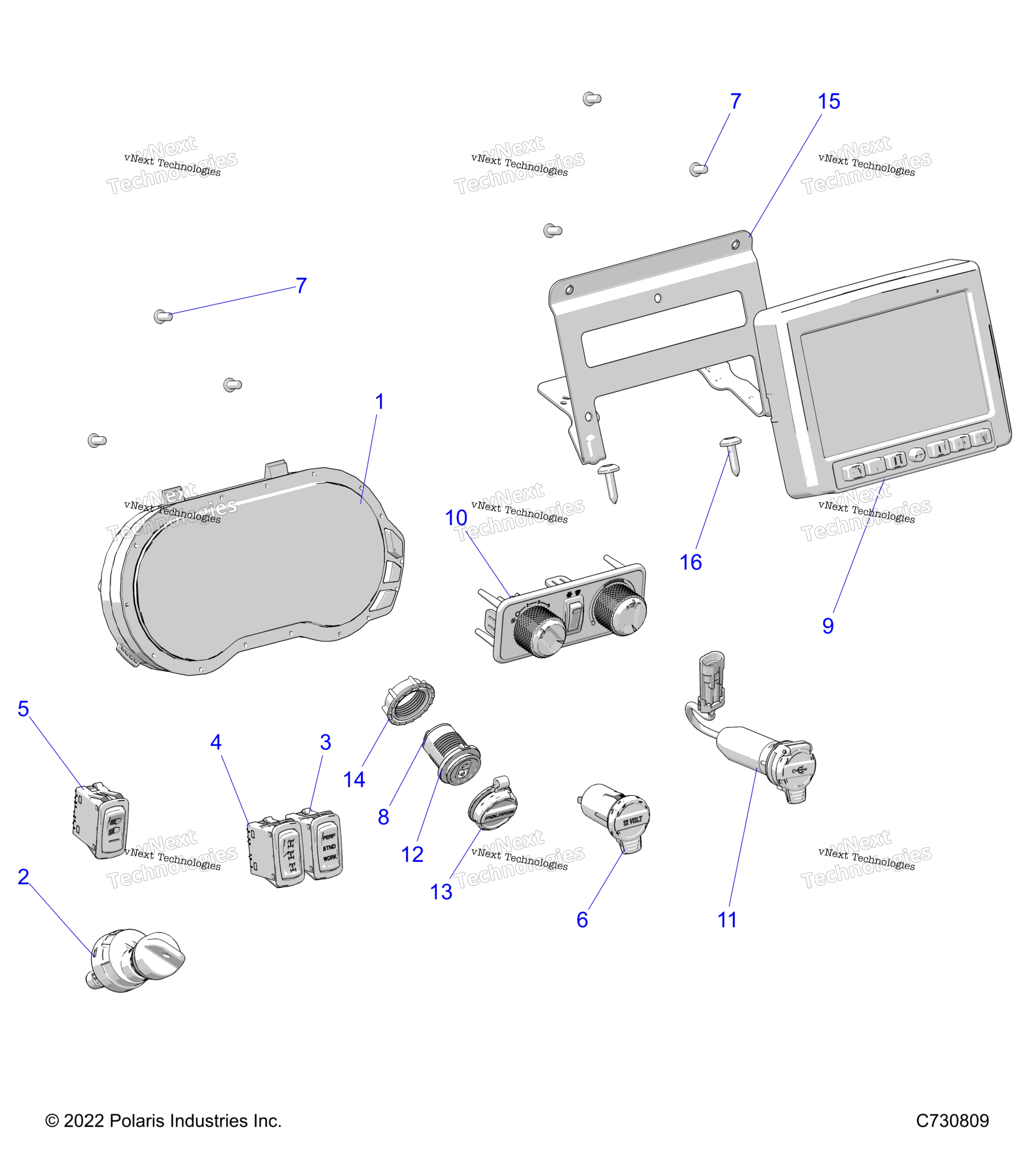 Electrical, панель Instruments