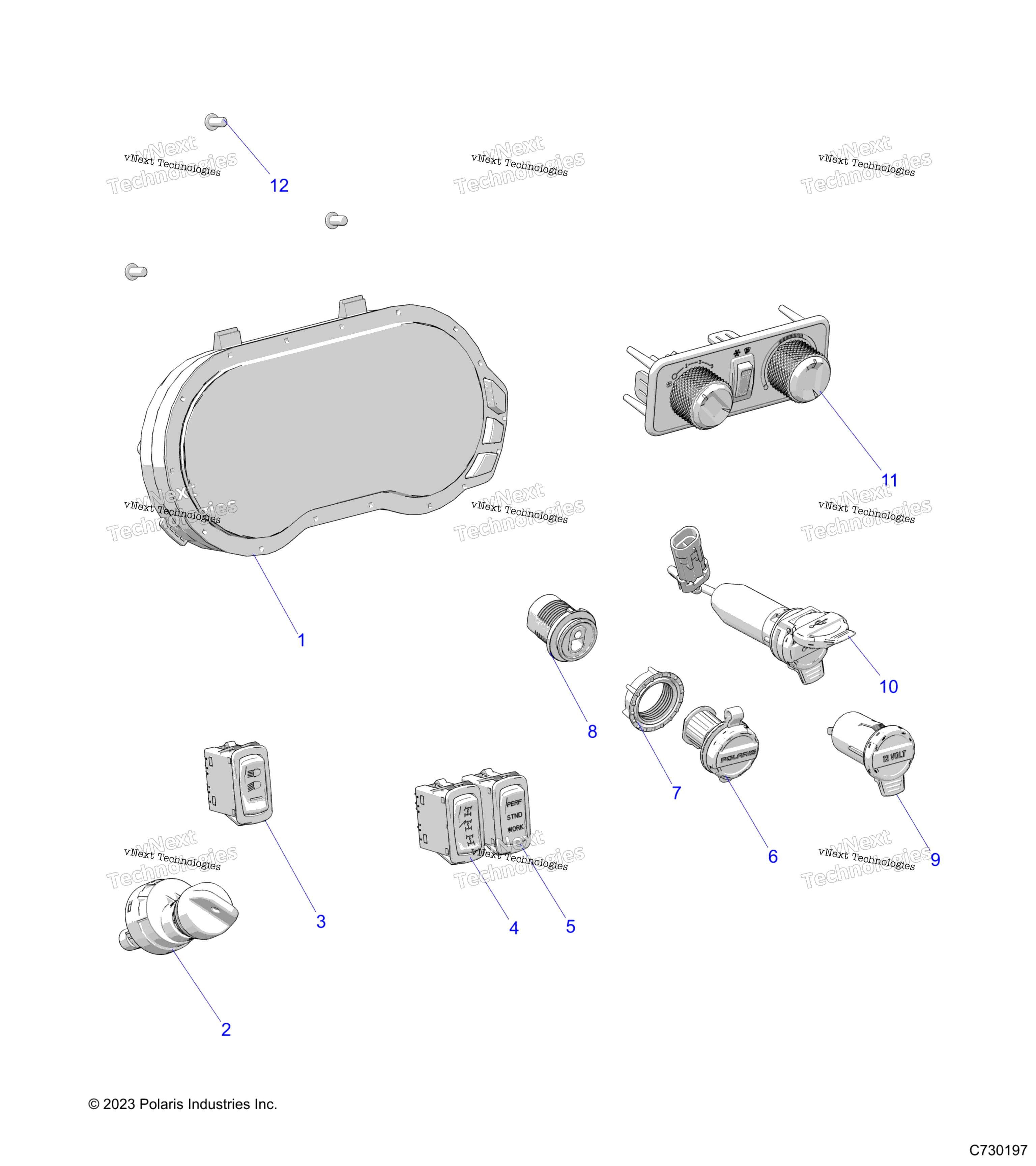 Electrical, панель Instruments