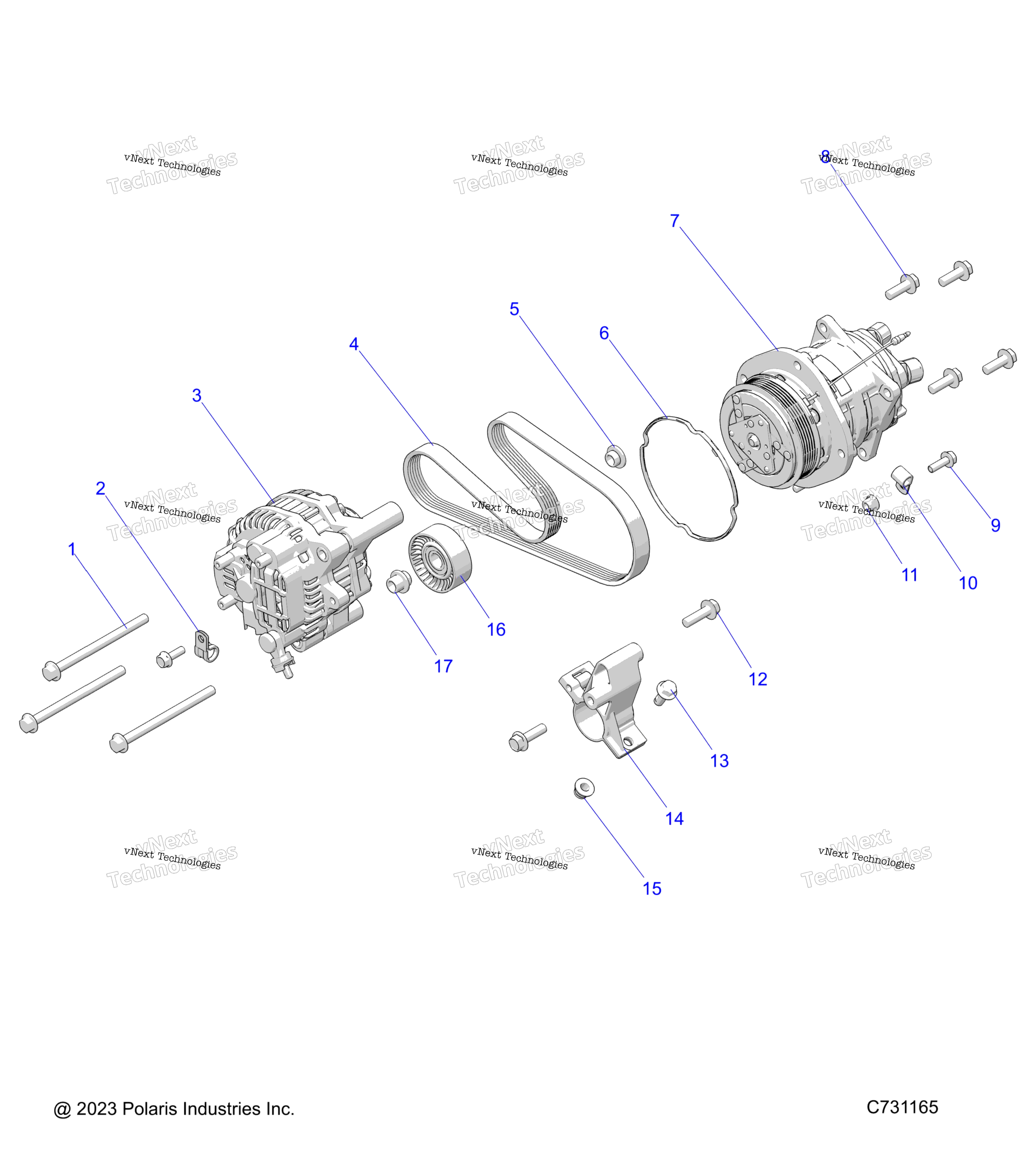 Engine, генератор и Compressor