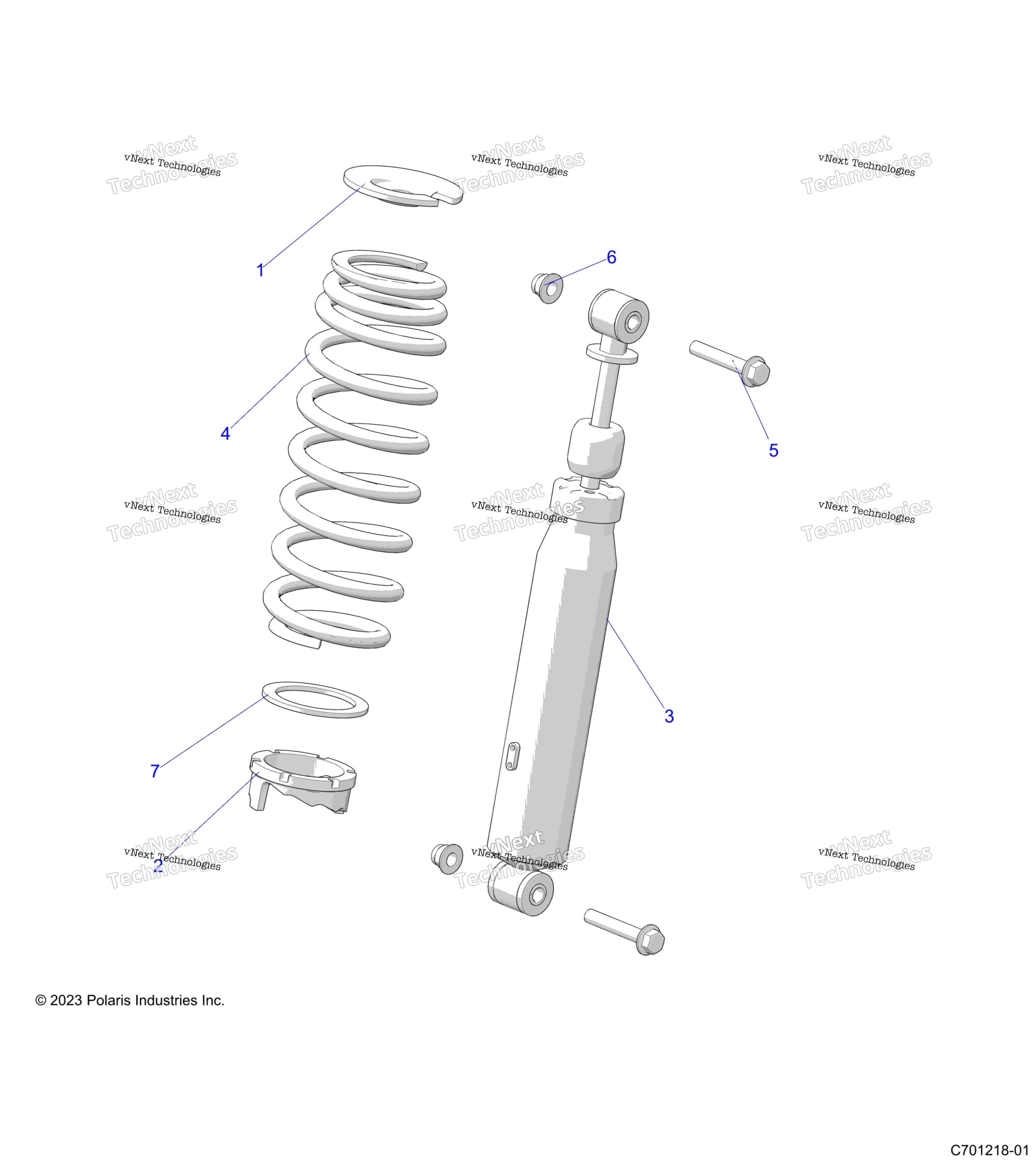 Подвеска, передний амортизатор Mounting