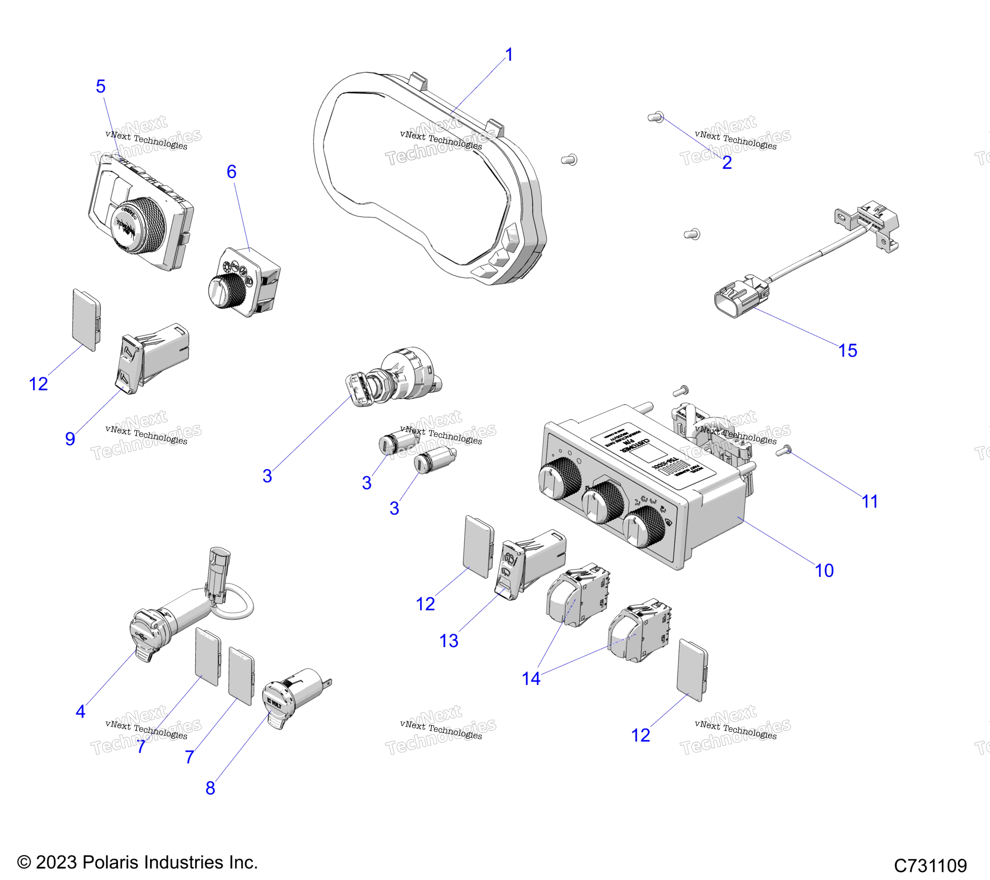 Electrical, панель Components