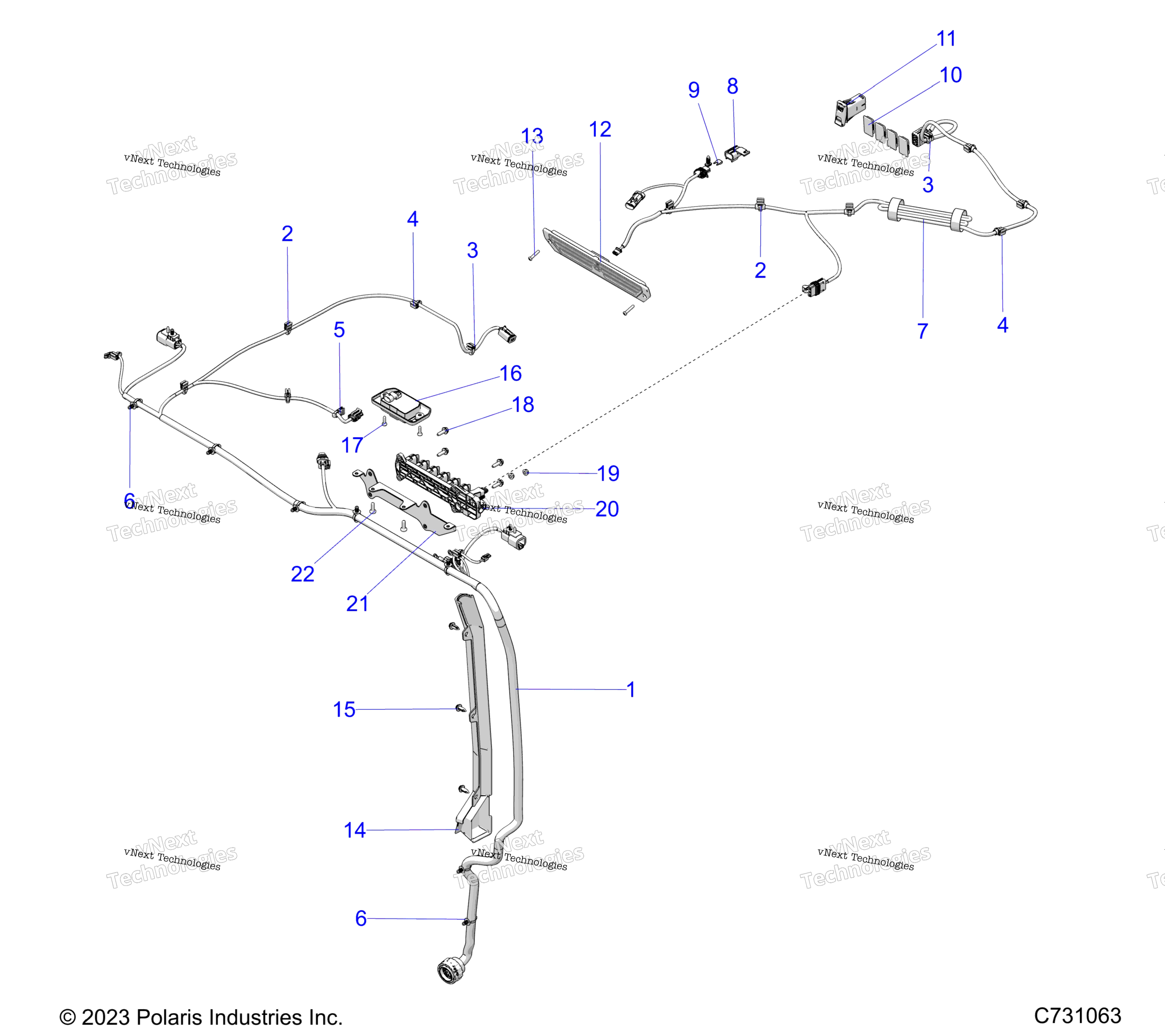 Electrical, провод Harness, люк