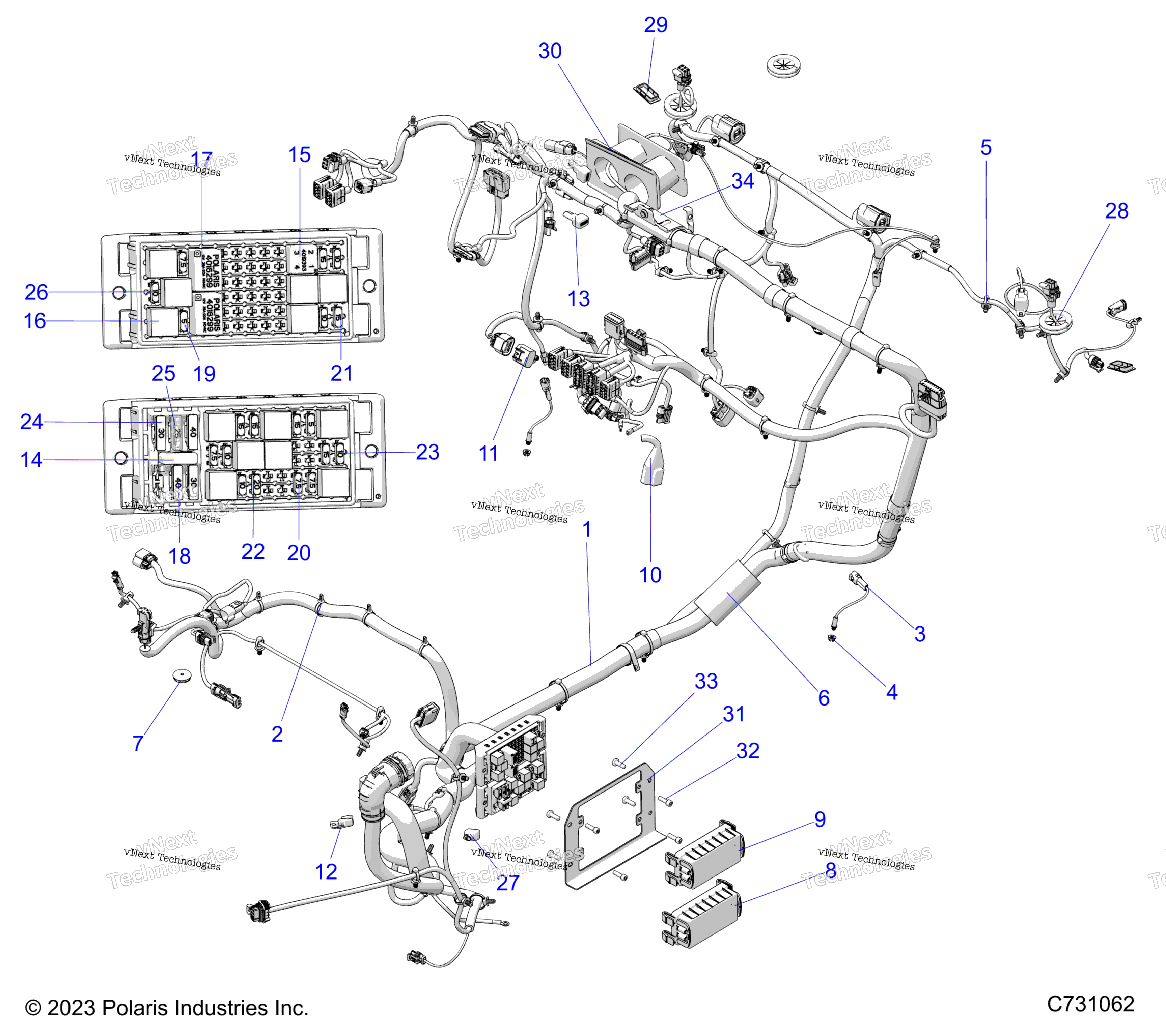 Electrical, провод Harness, Chassis
