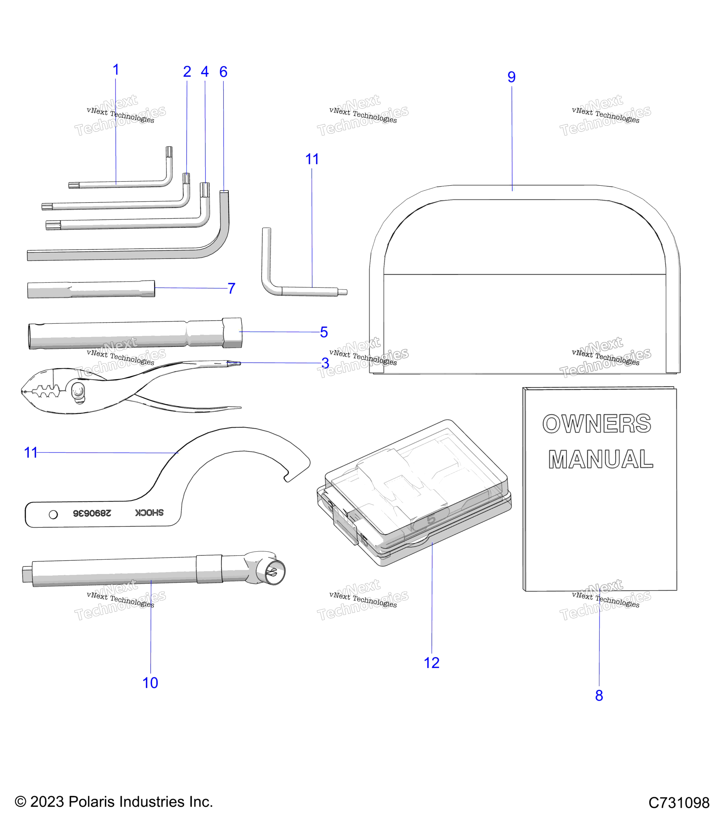 Reference, Owners Manual и инструмент комплект