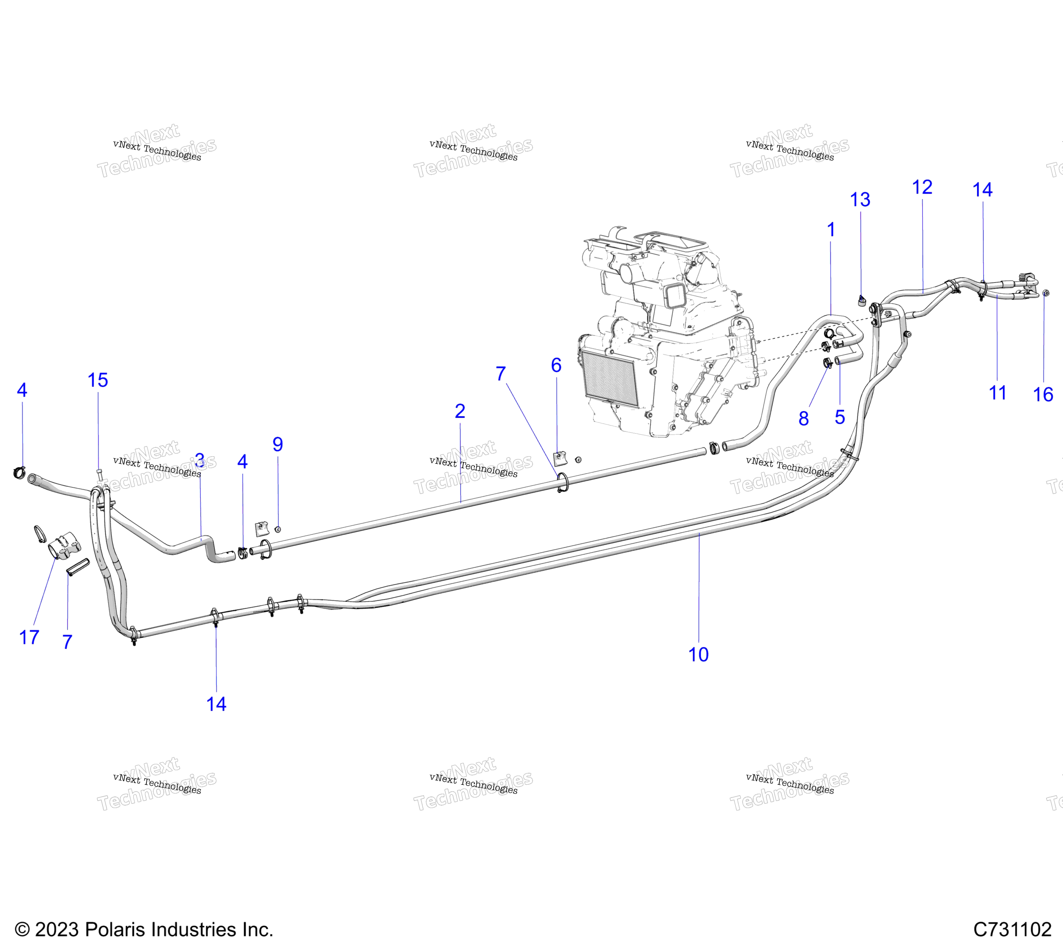 кузов Hvac Hoses