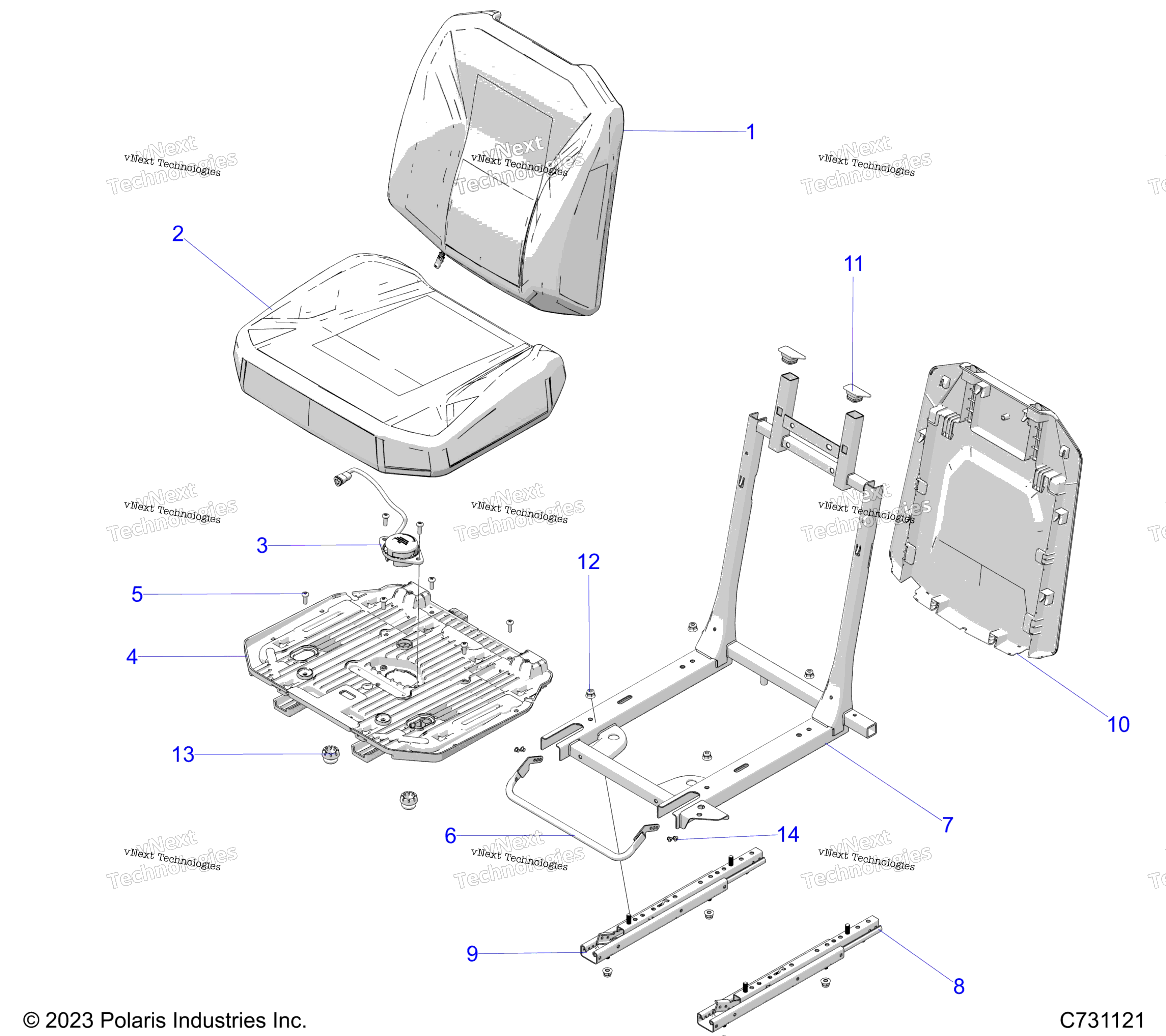 Кузов, сиденье Asm., Driver R24x6l1rah/Bh/As/Bs