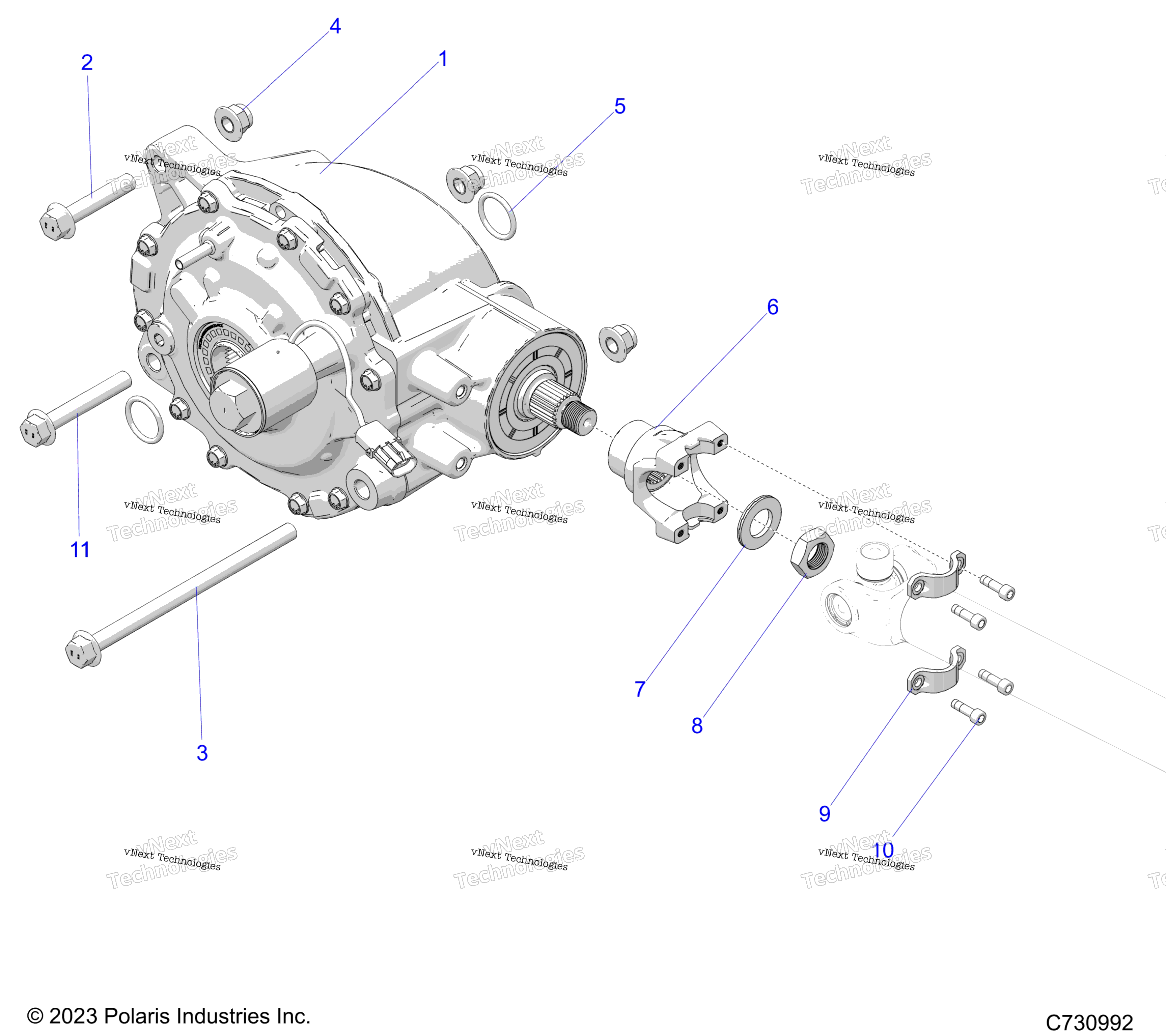 Привод Train, Rear Gearcase Mounting