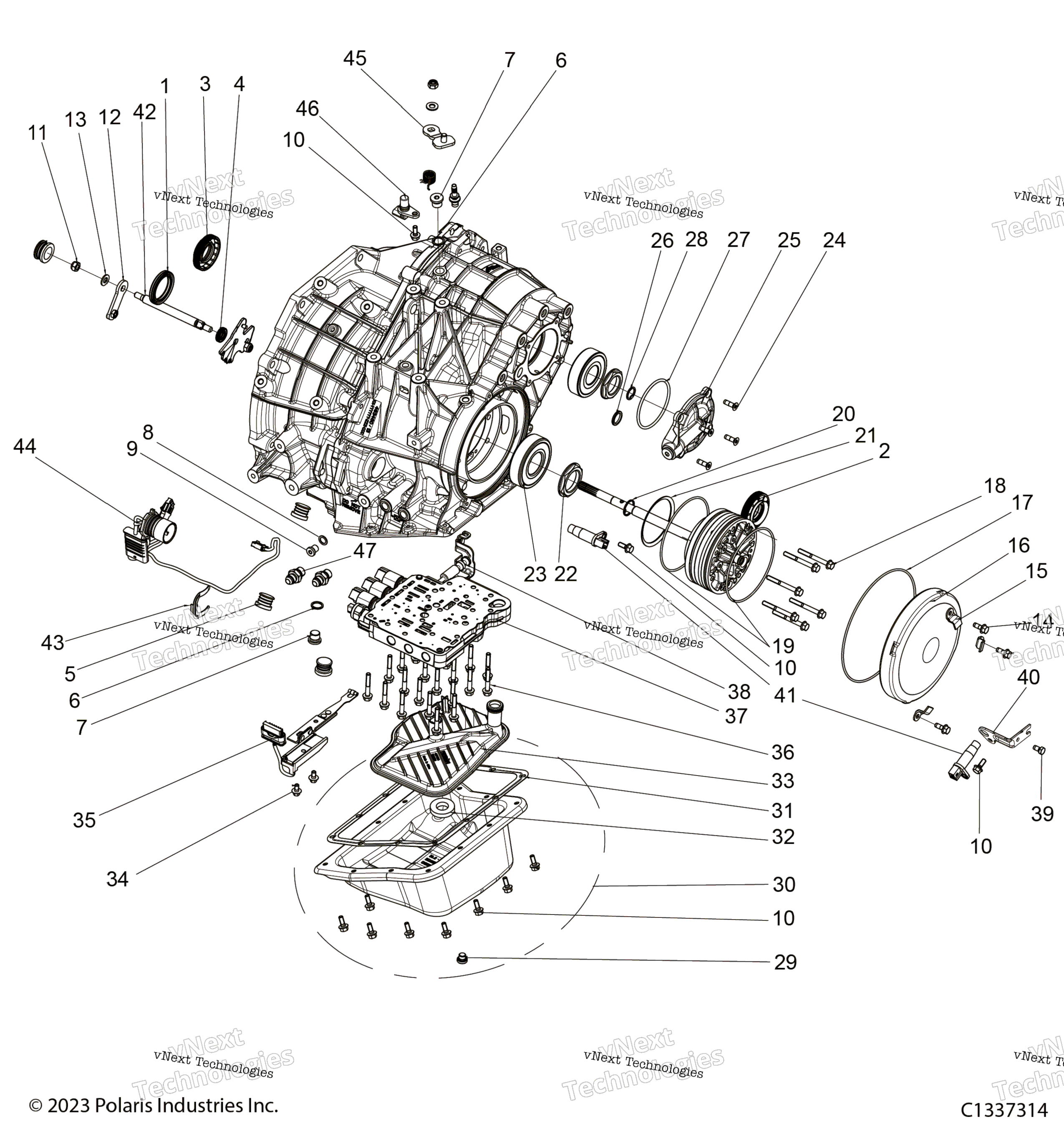 Привод Train, Transmission Internals