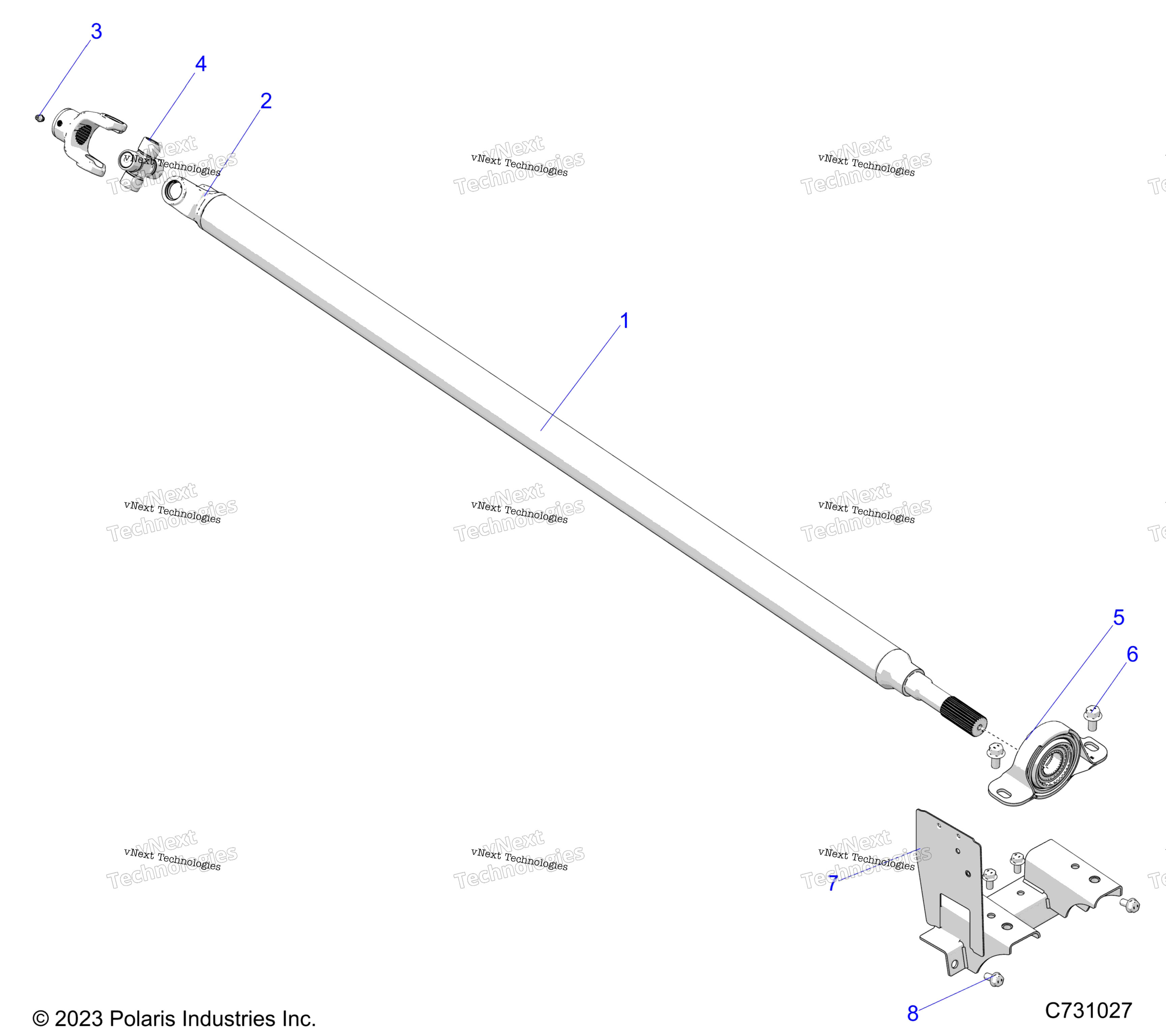 Привод Train, Mid Prop Shaft