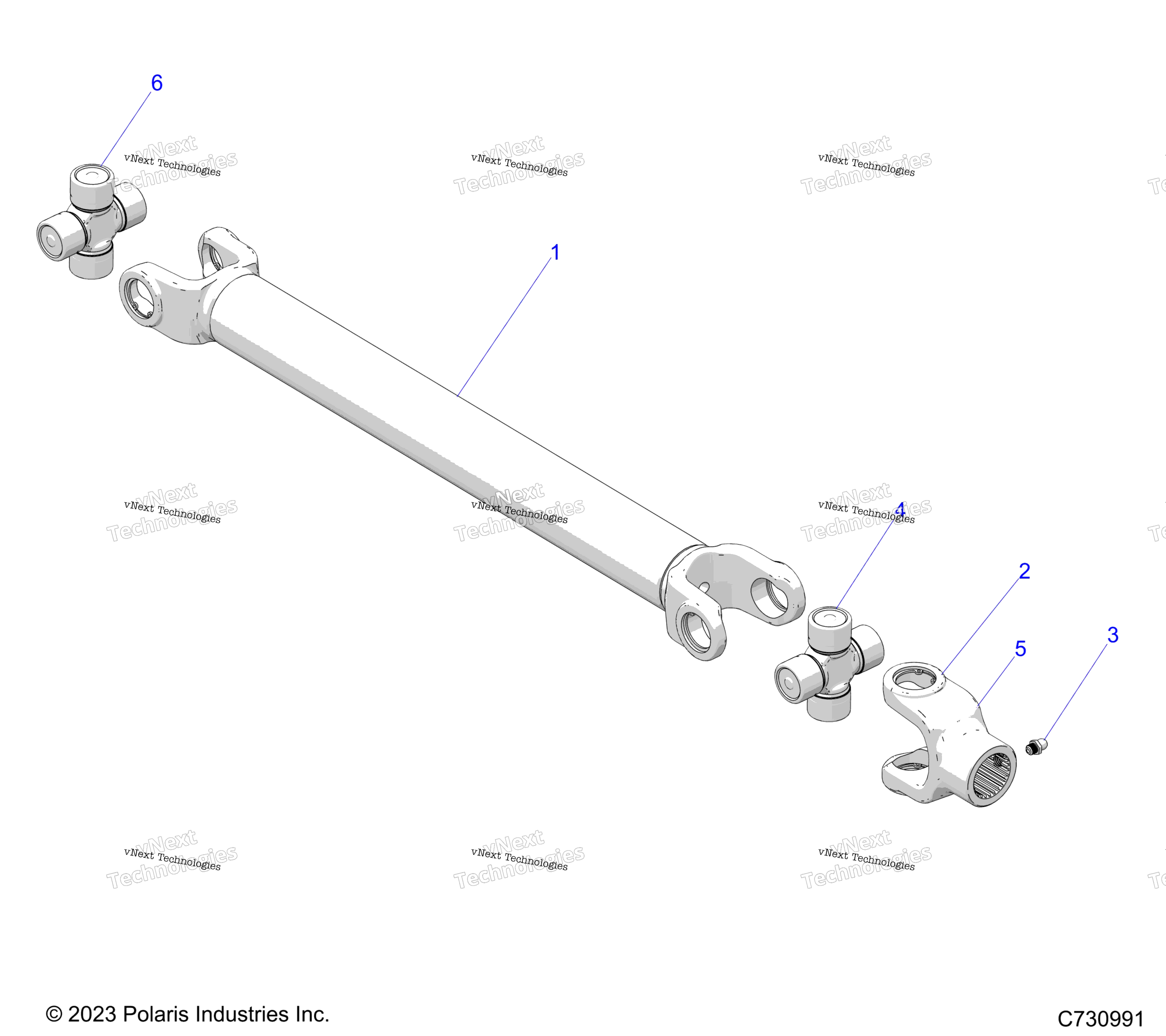 Привод Train, Rear Prop Shaft