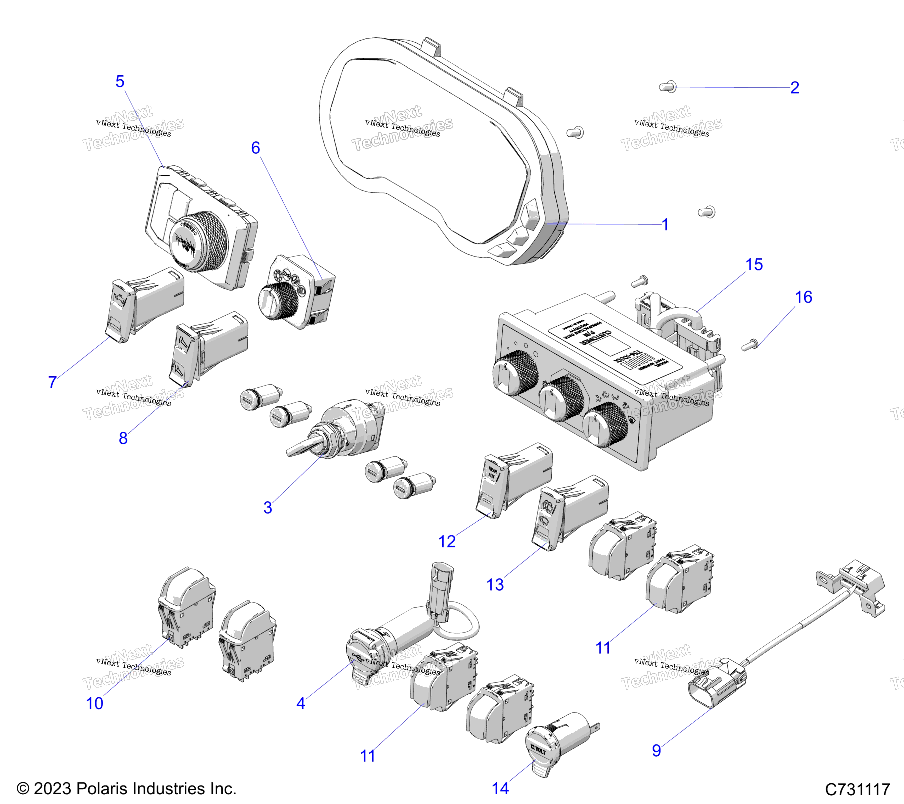 Electrical, панель Components