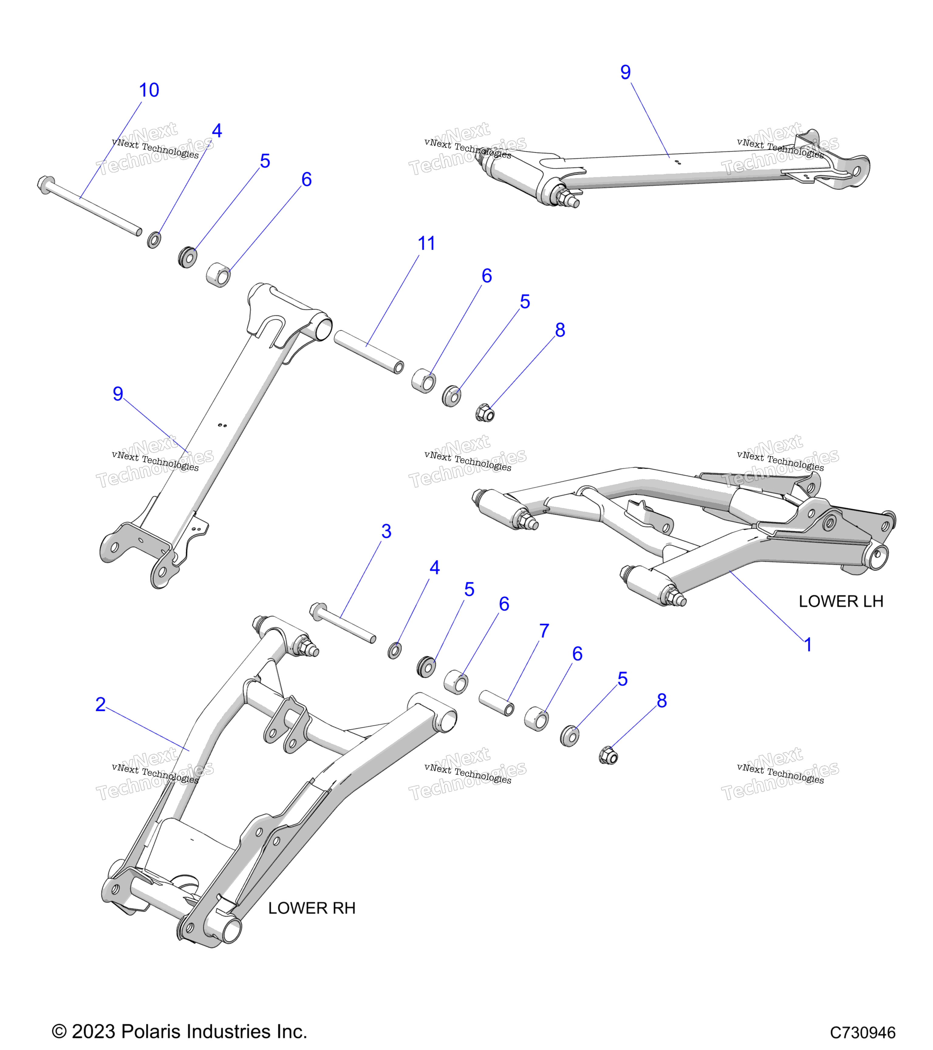 Подвеска, задняя Control Arms