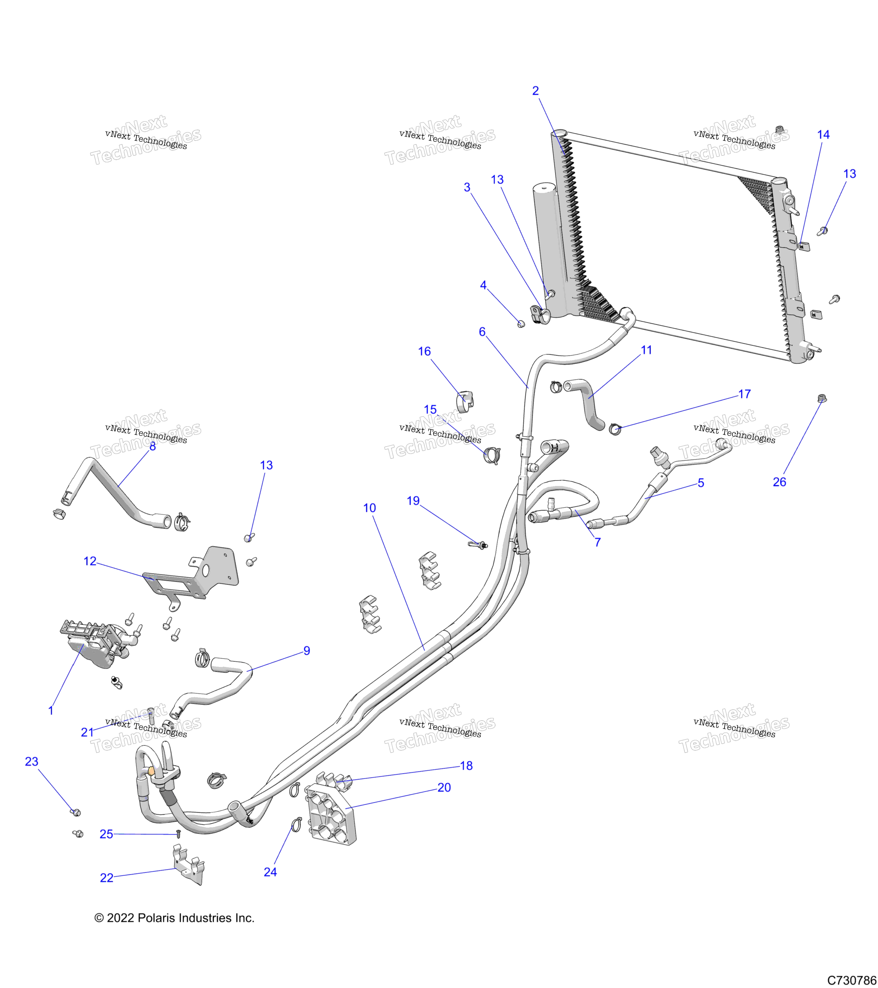 кузов Hvac Routings