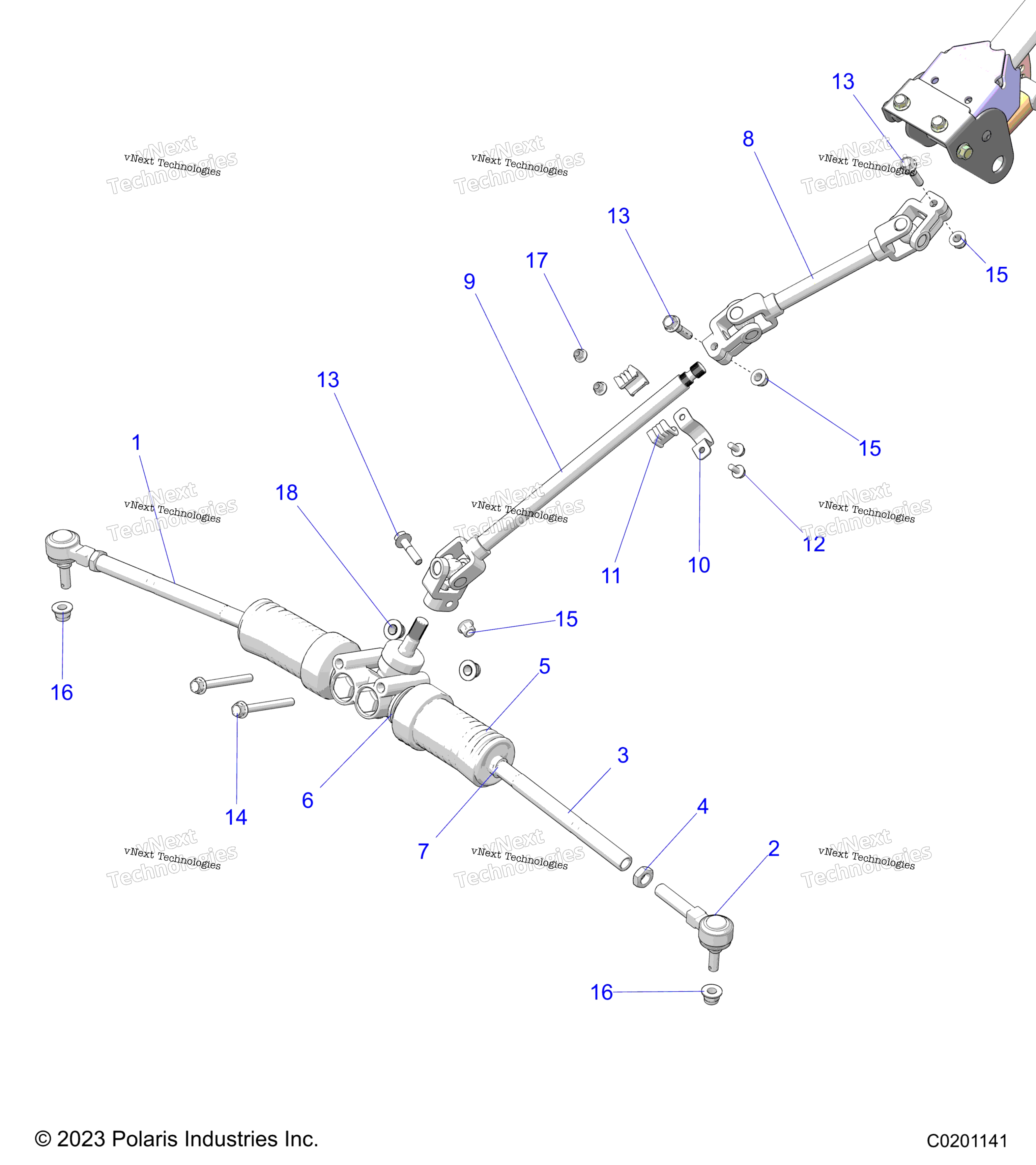 Steering, нижний
