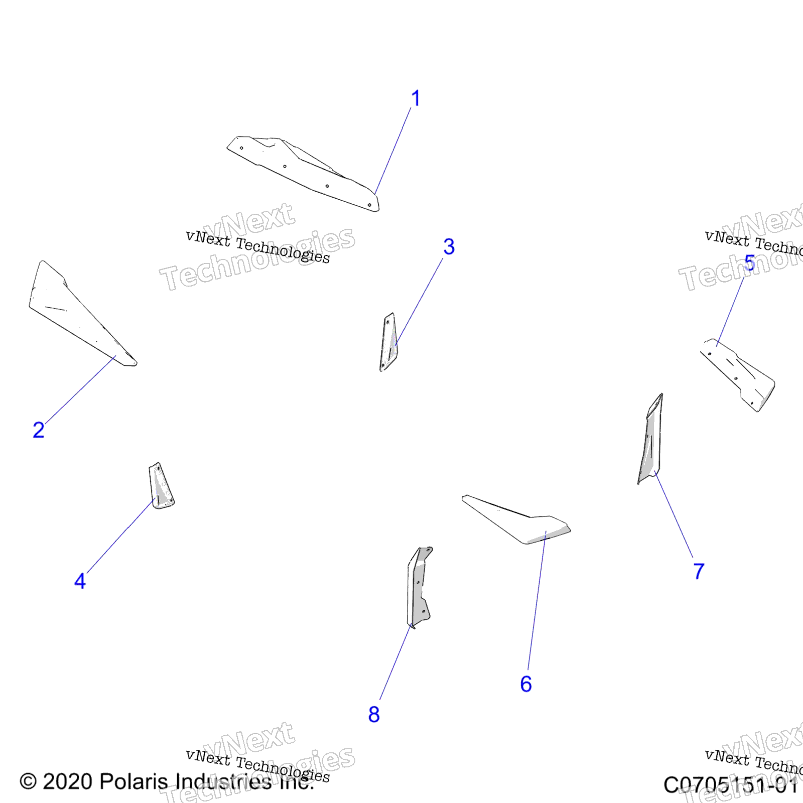 Body, крыло Flair, Extenders Z24ass99c5 / F5