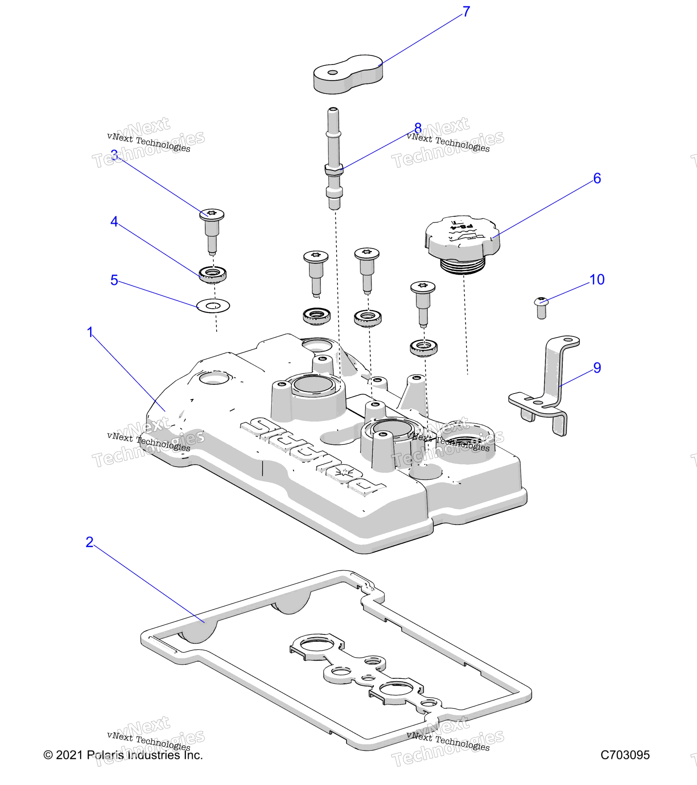 Engine, клапан крышка