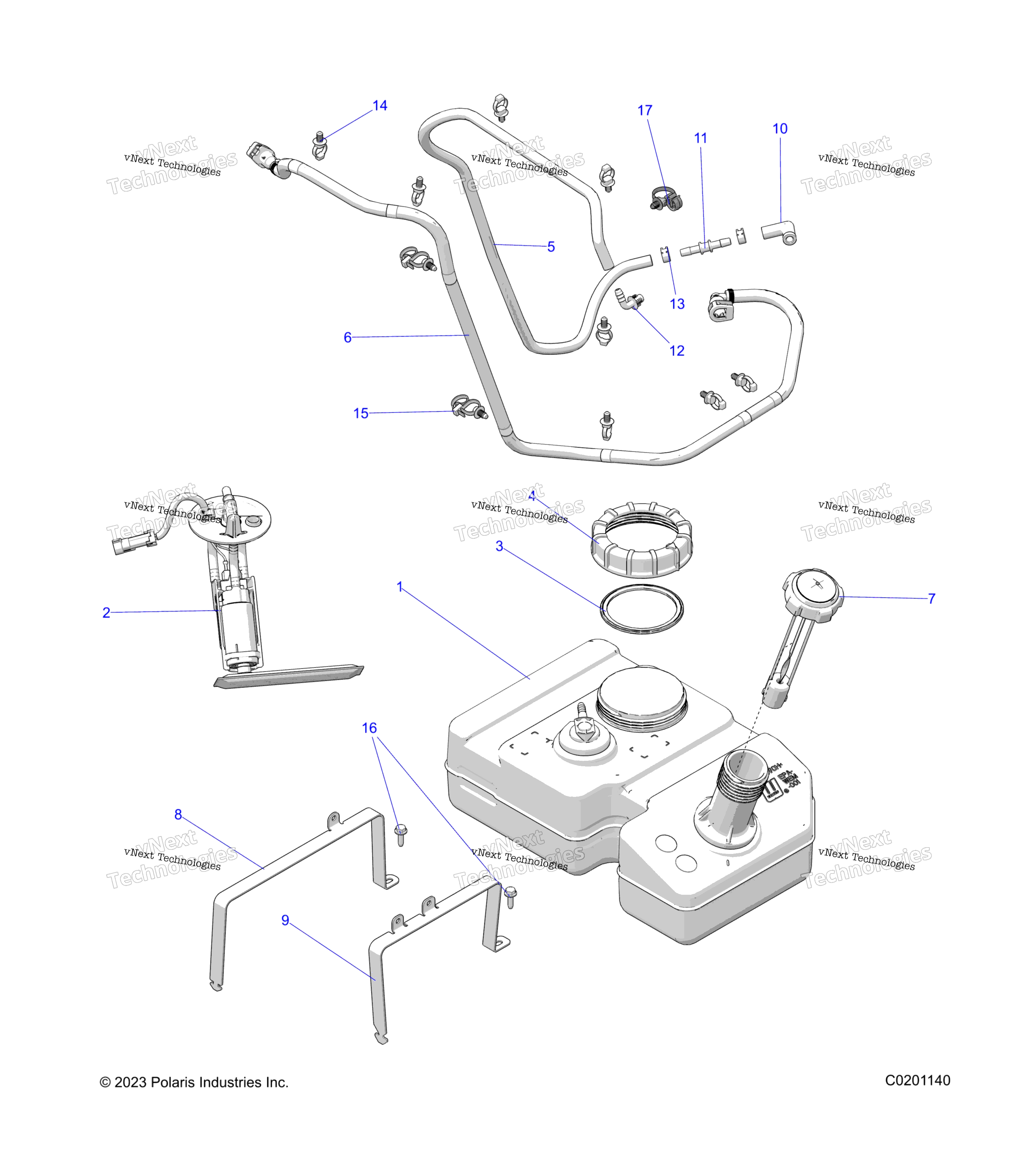топливный System, топливный бак и Related