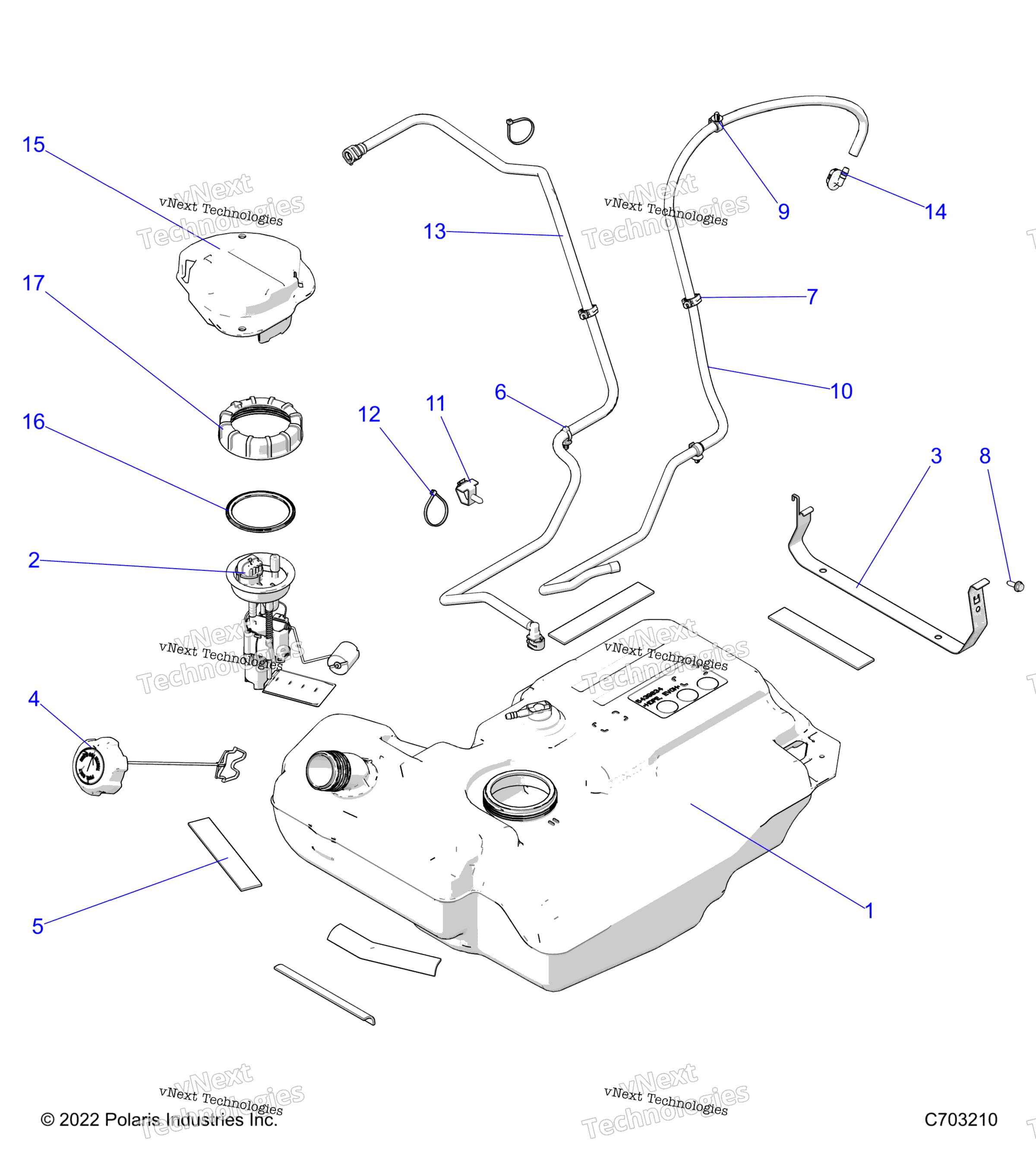топливный System, топливный бак и Related