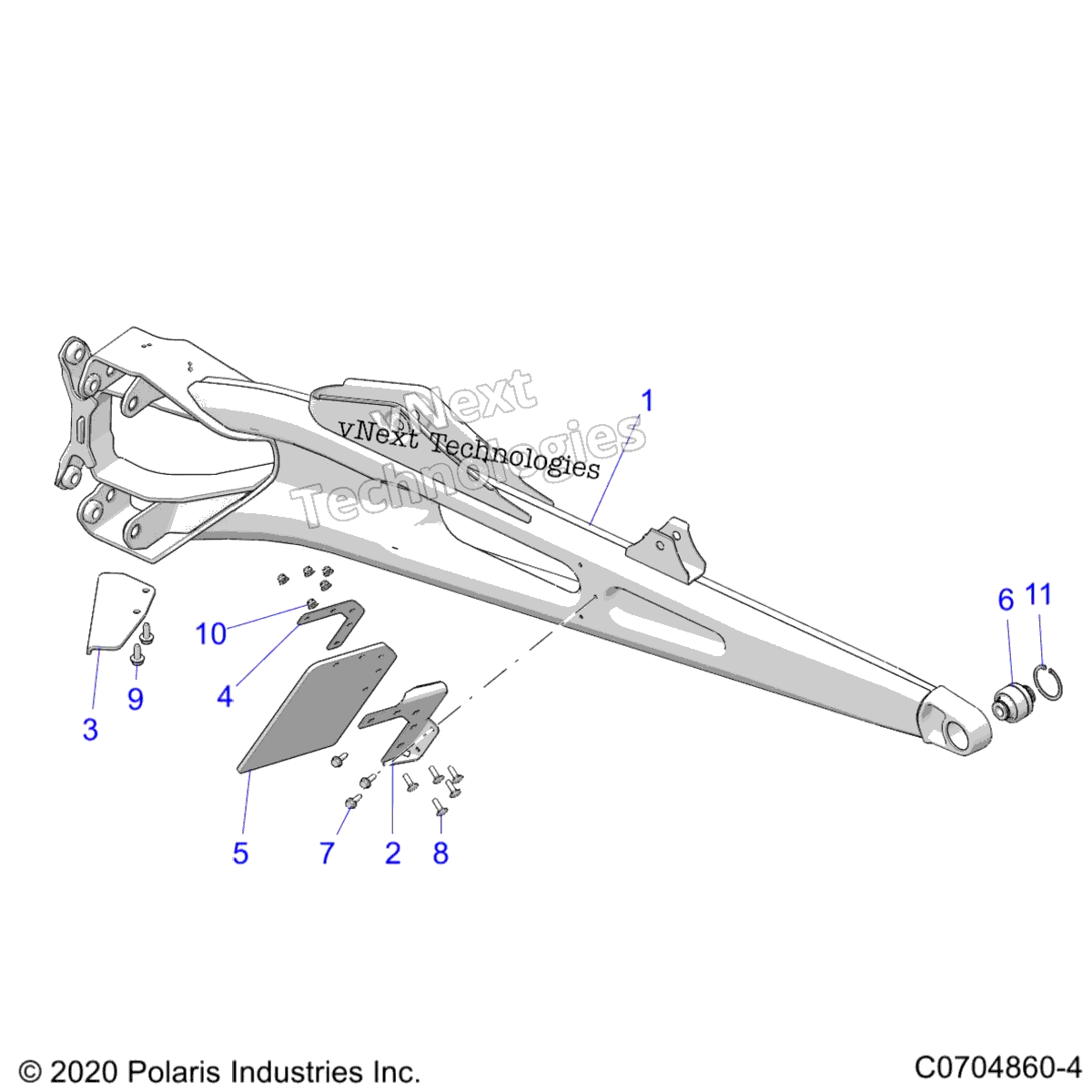 Подвеска, задняя Trailing Arms