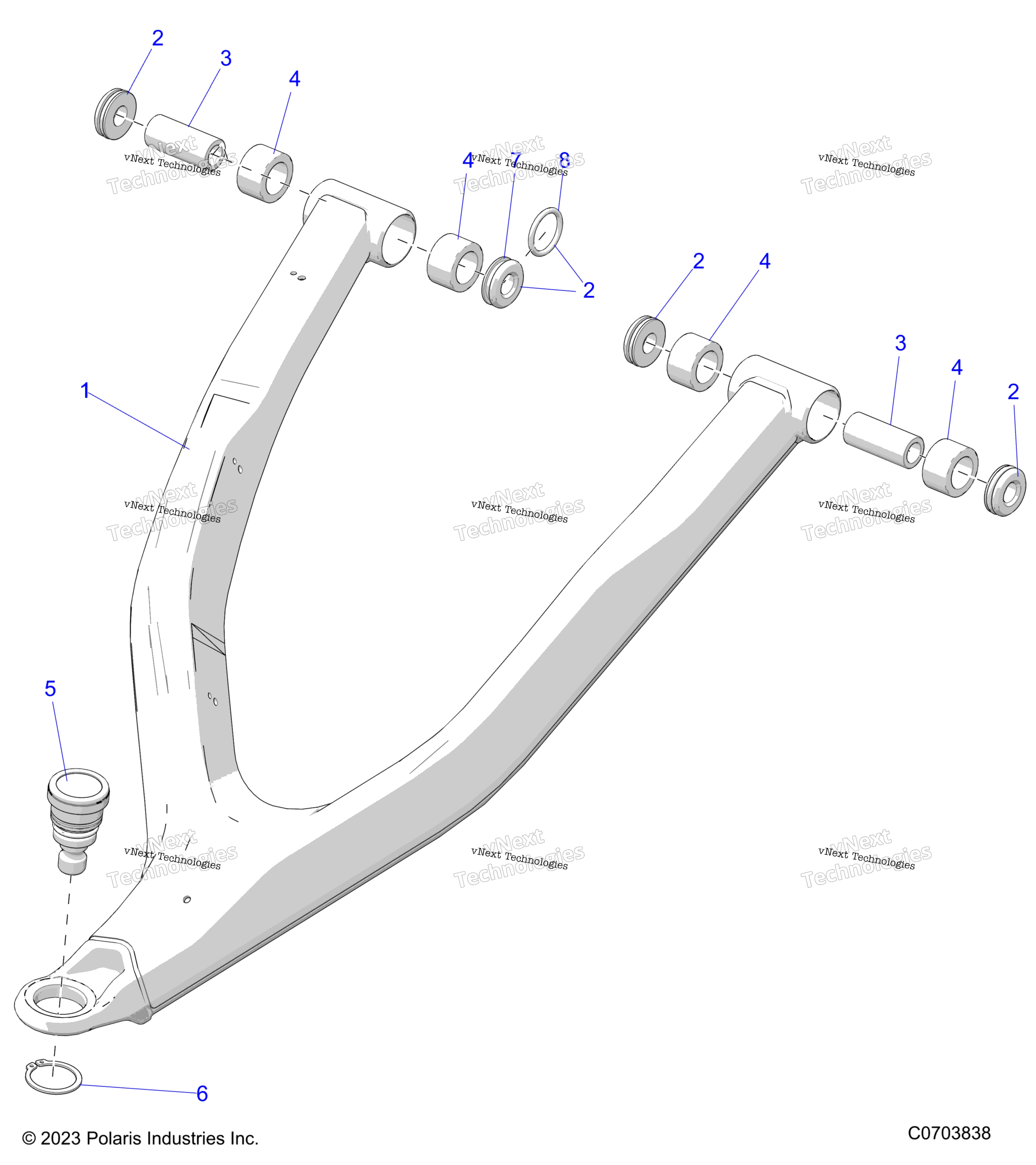 Подвеска, передняя Control Arm Upper