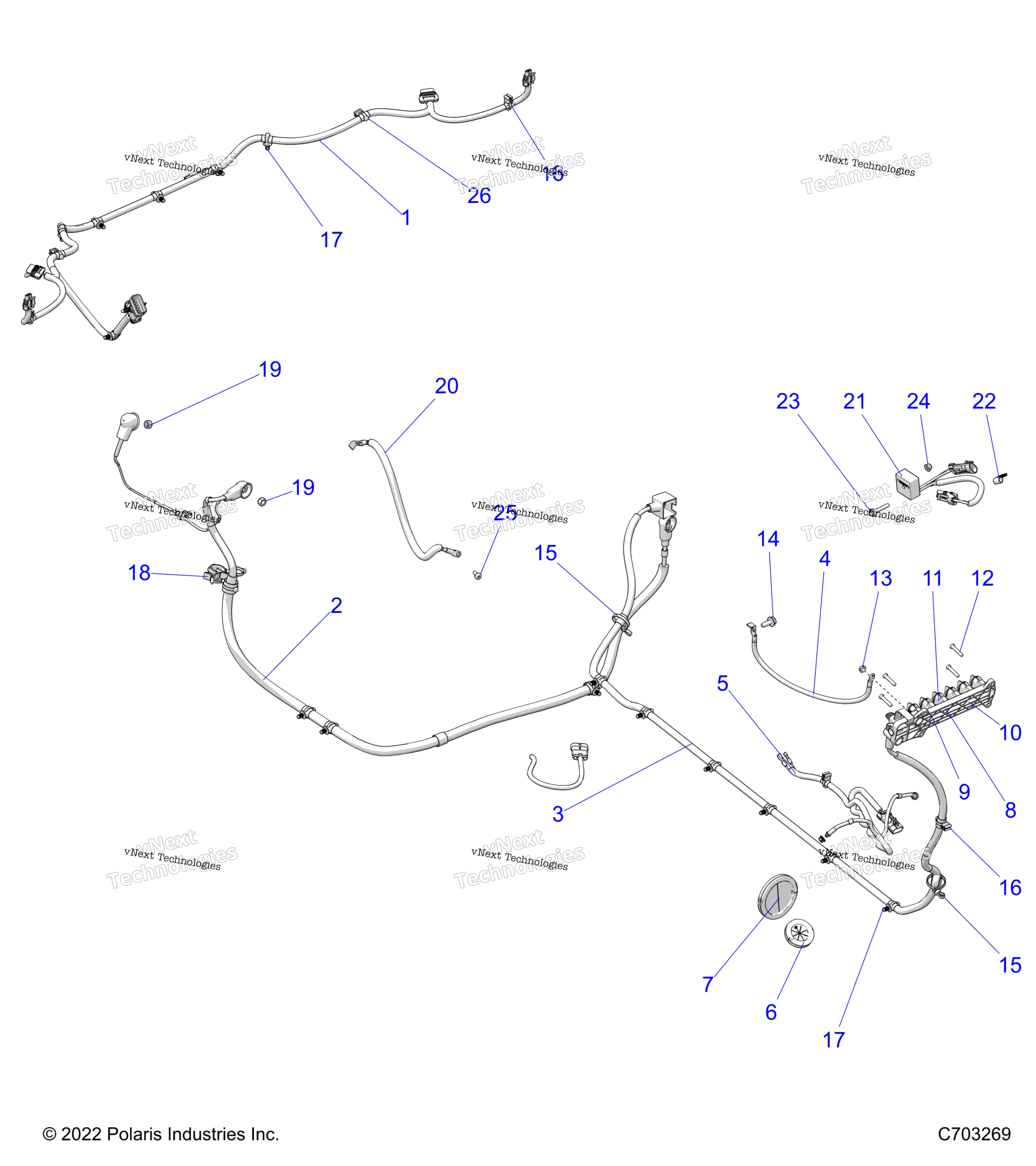 Electrical, провод Harness, Peripheral