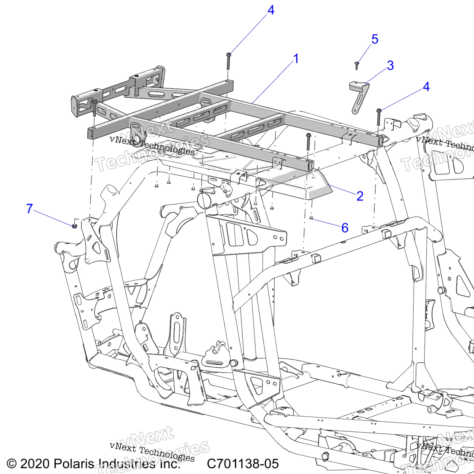 Chassis, багажник Box крепление