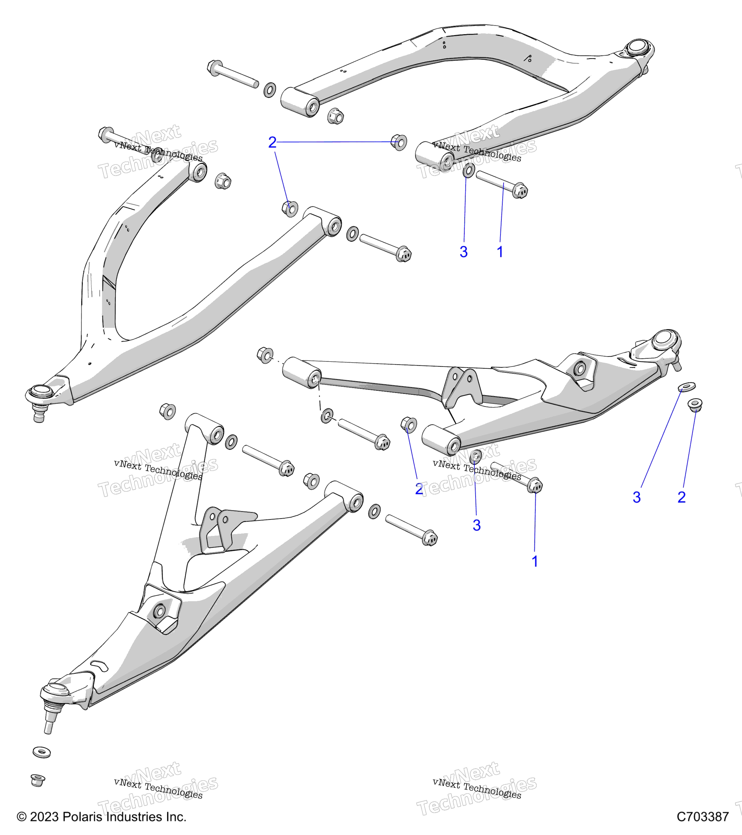 Подвеска, передняя Control Arms Mounting