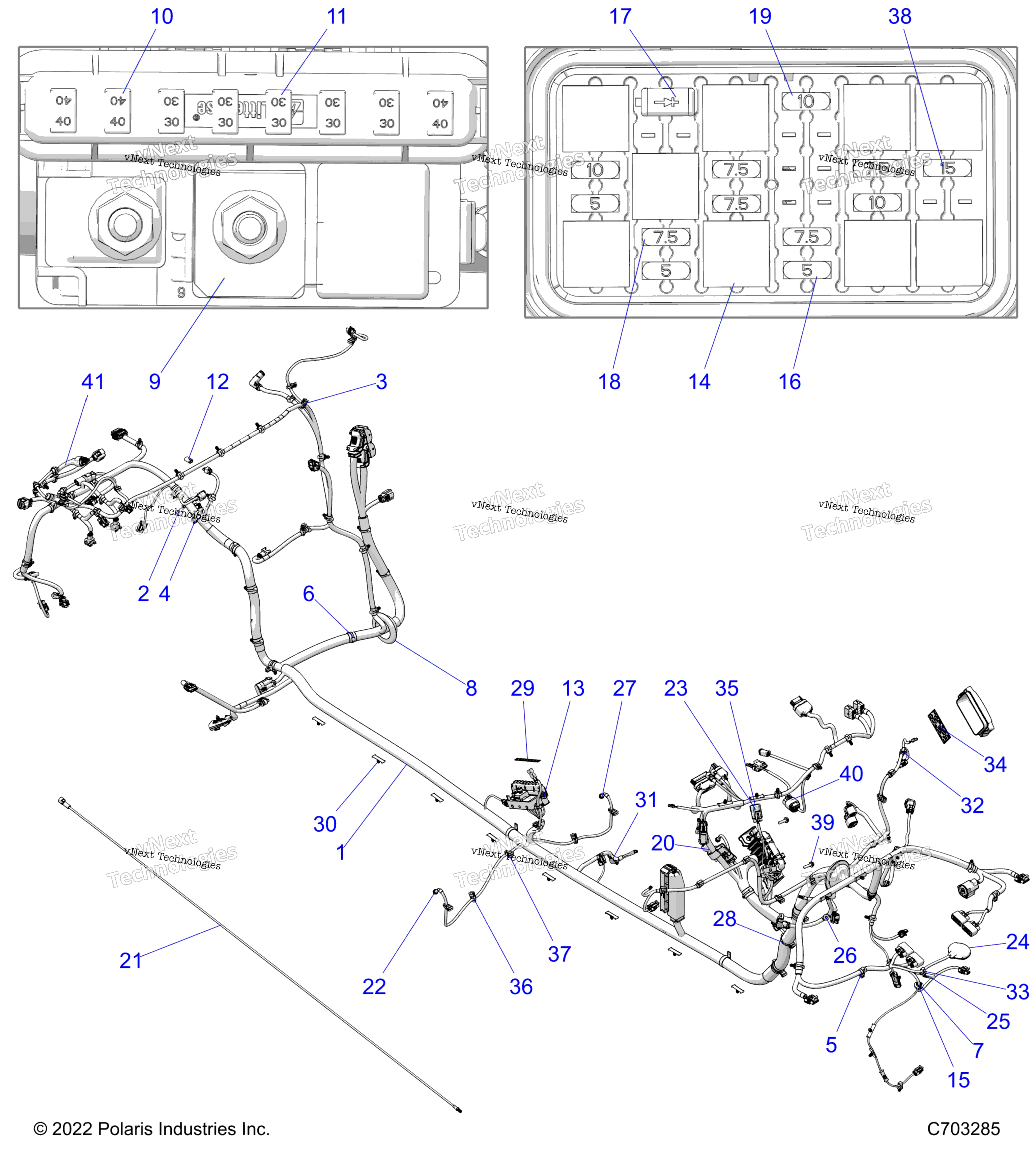 Electrical, провод Harness, Chassis