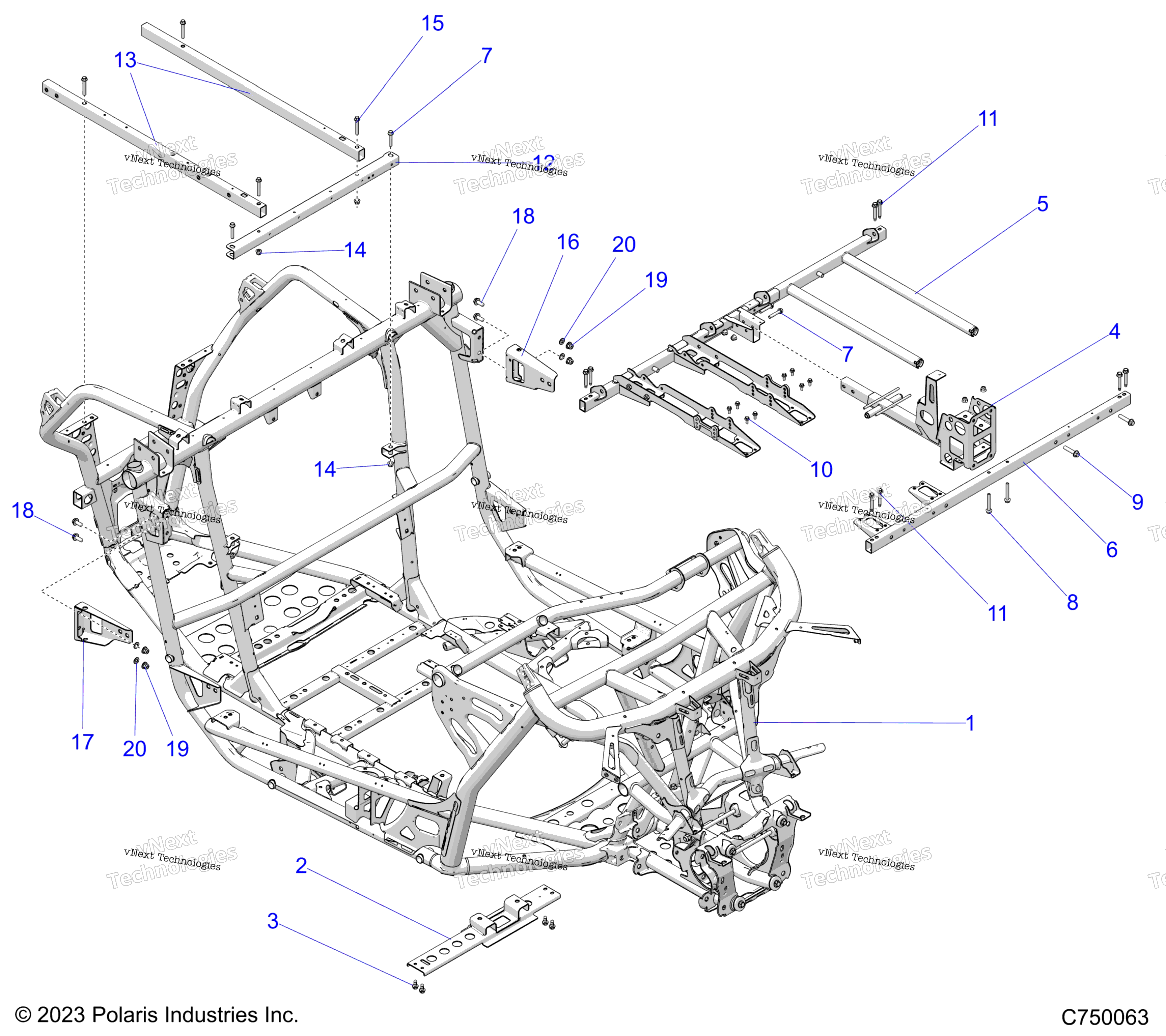 Шасси, основная рама Z24gad92a/92B