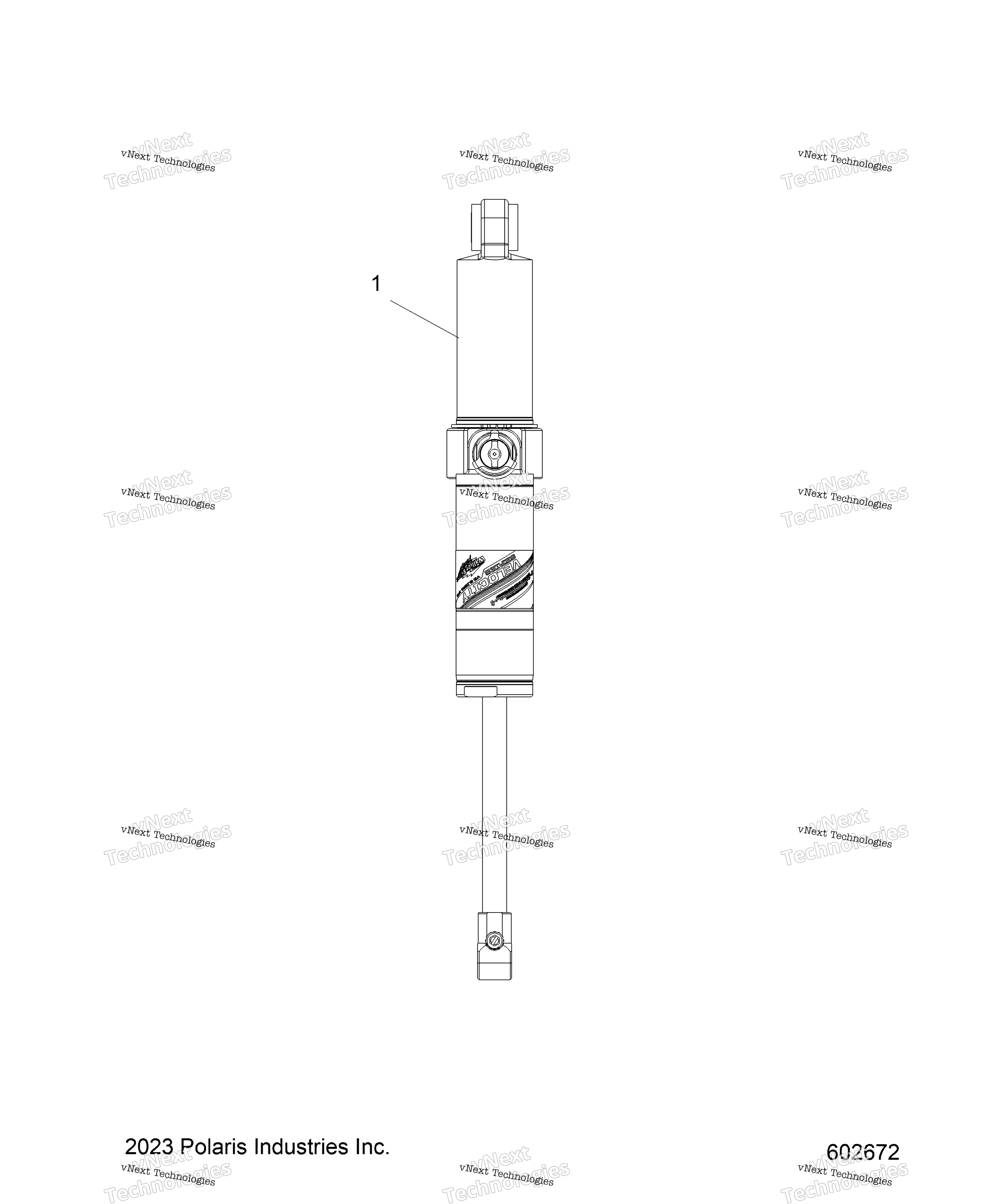 Suspension, Shock, задний Track