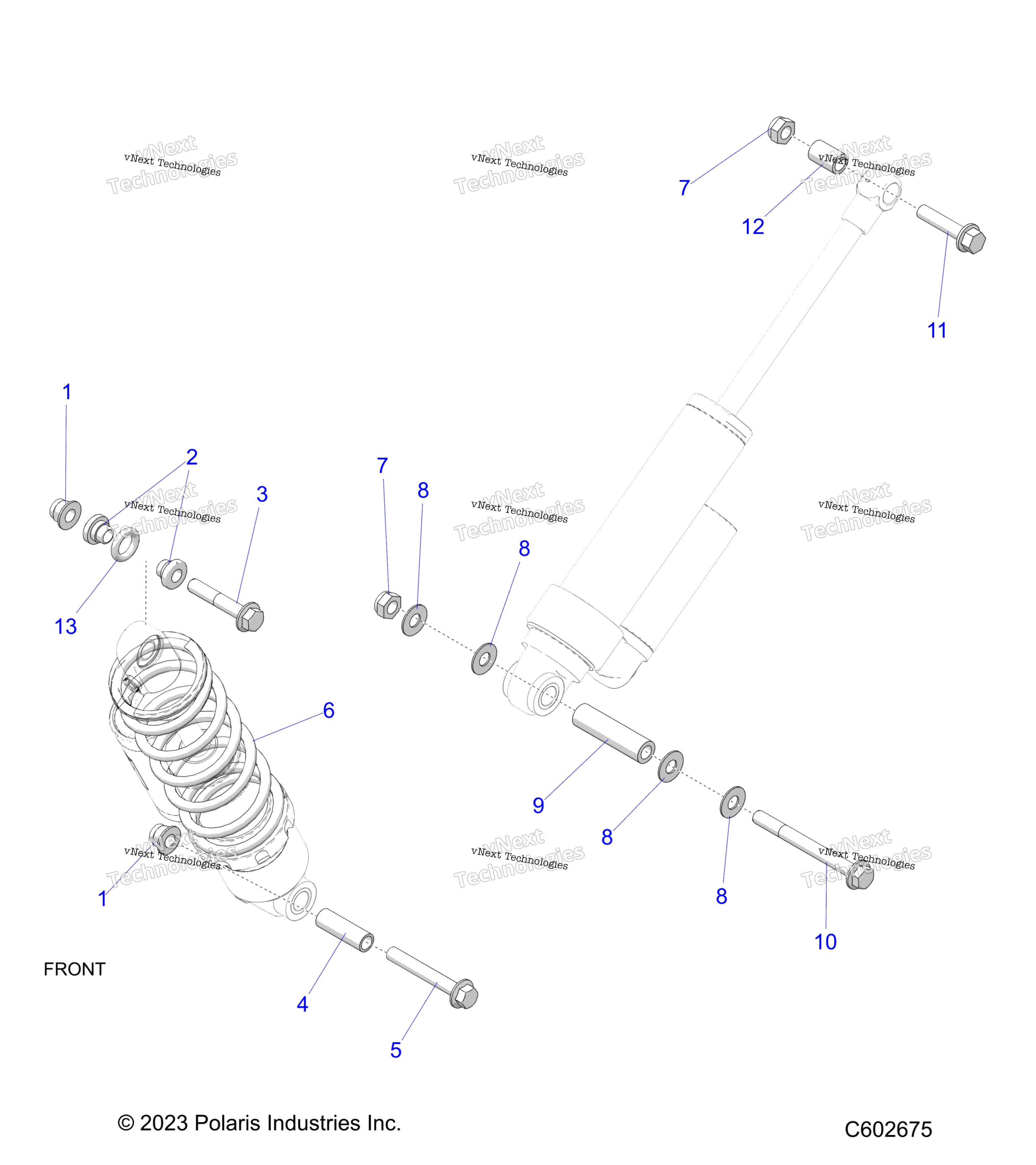 Suspension, Shock крепление и Spring S24mdx6dsa / 6Dea (C602675)