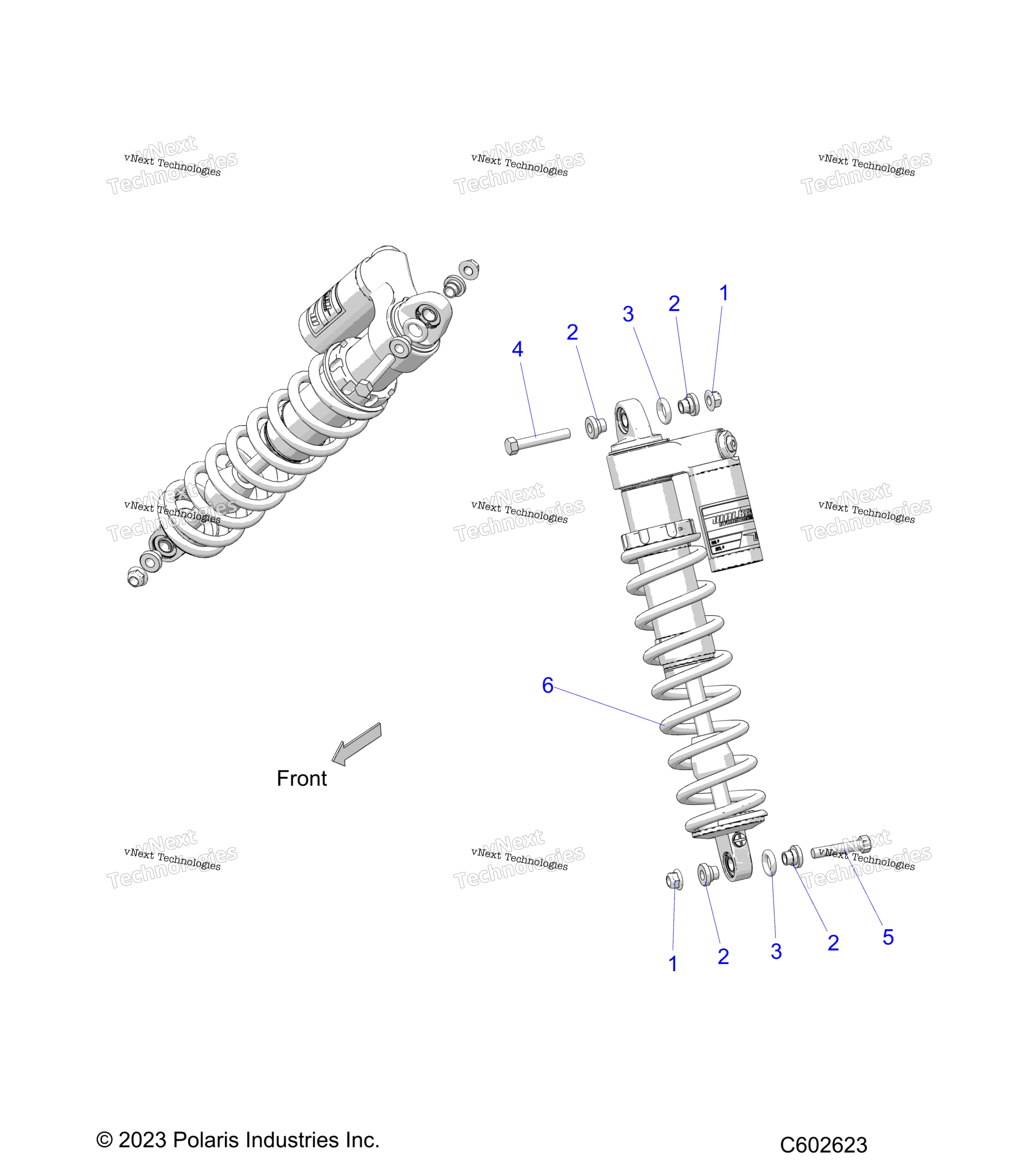 Suspension, Shock крепление S24mdx6dsa / 6Dea (C602623)
