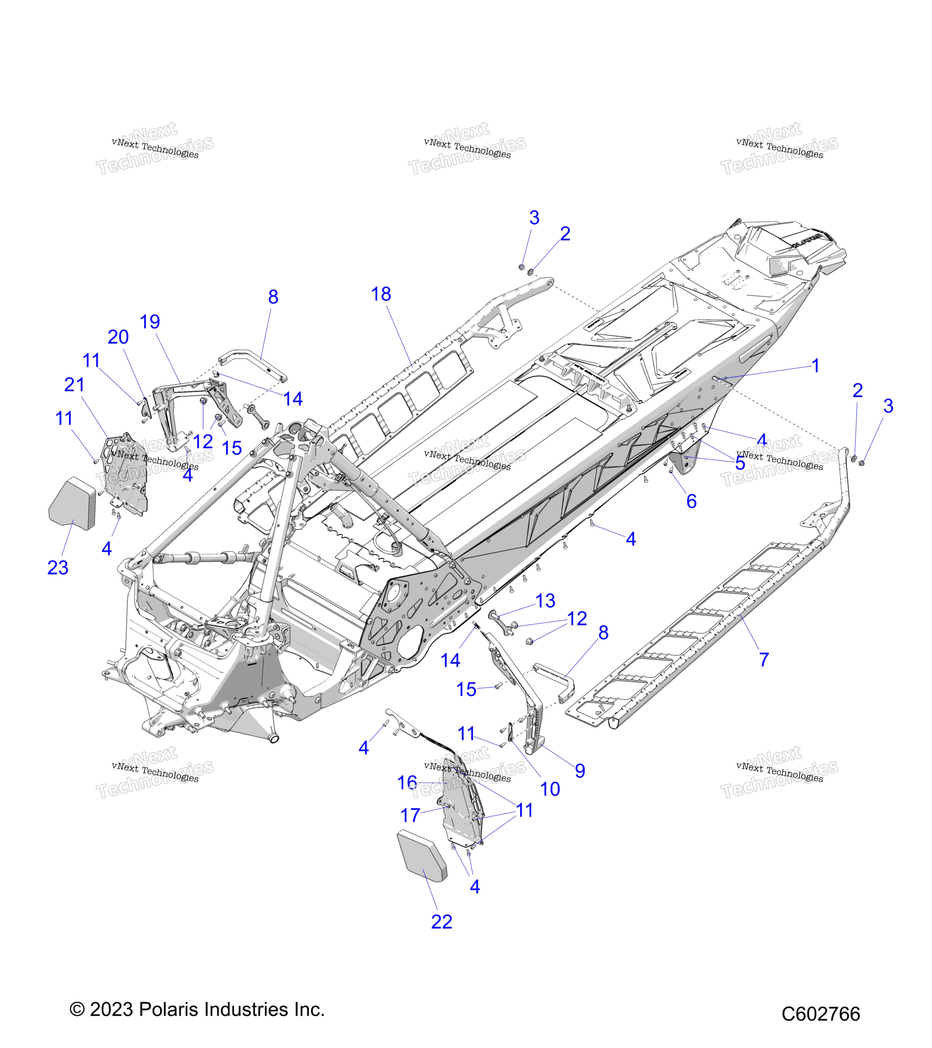 Chassis, Footrests, и Running Boards