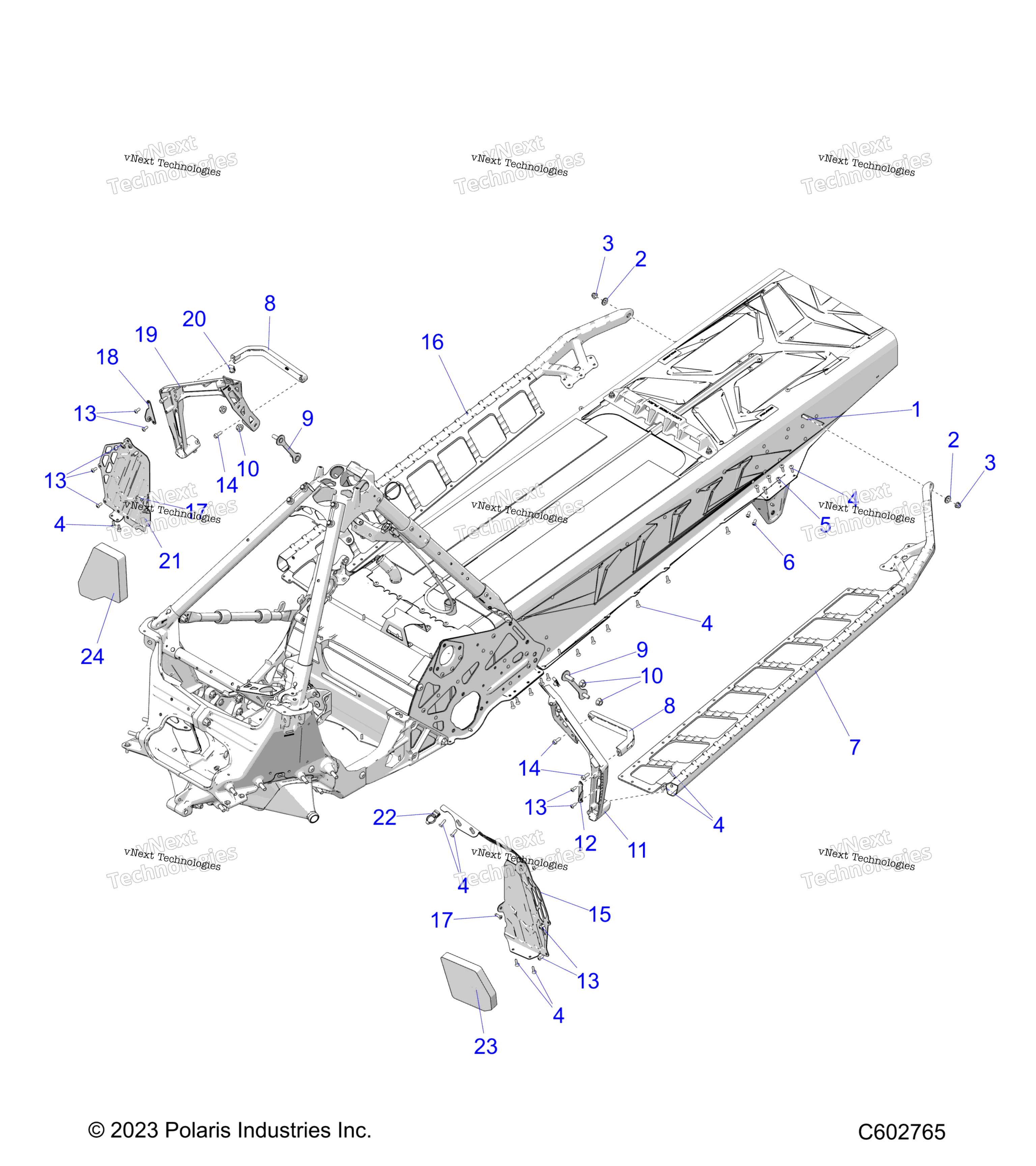 Chassis, Footrests, и Running Boards
