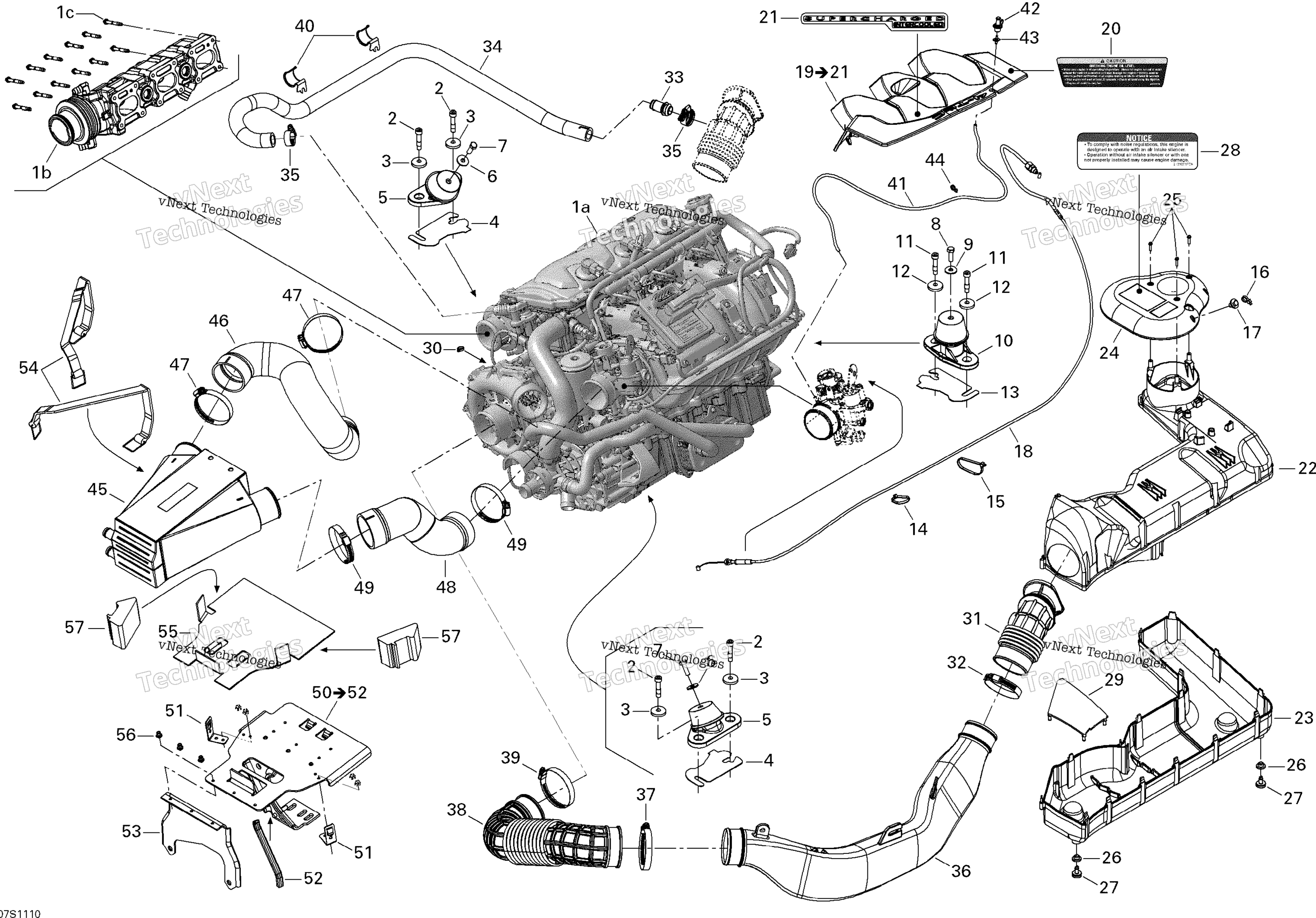 Двигатель And Air Intake Silencer