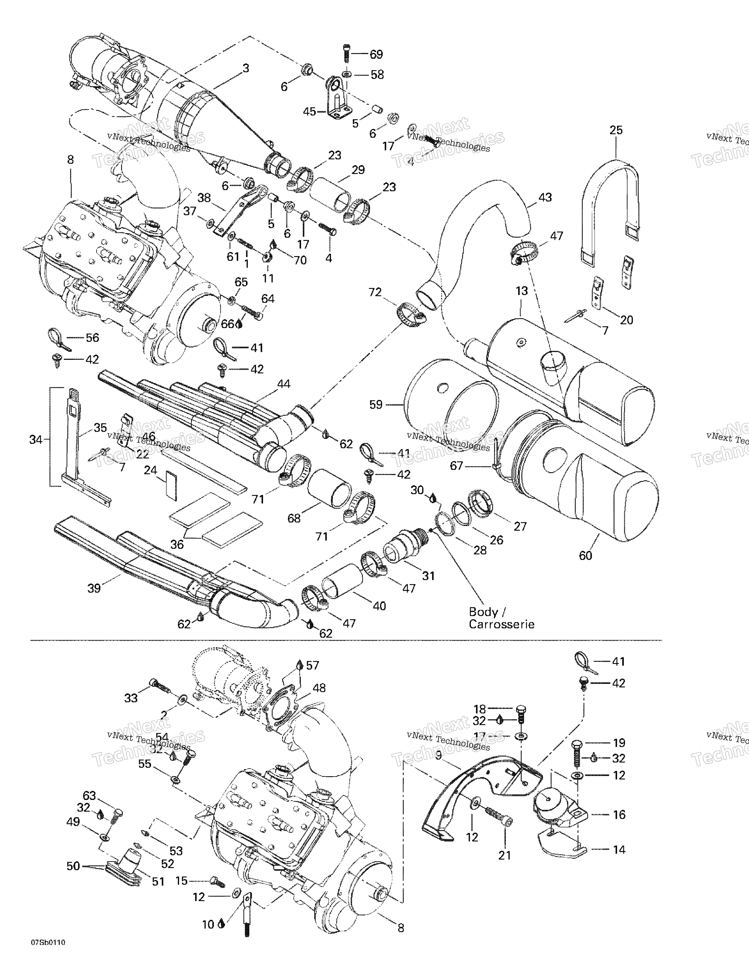 Двигатель Support And Muffler