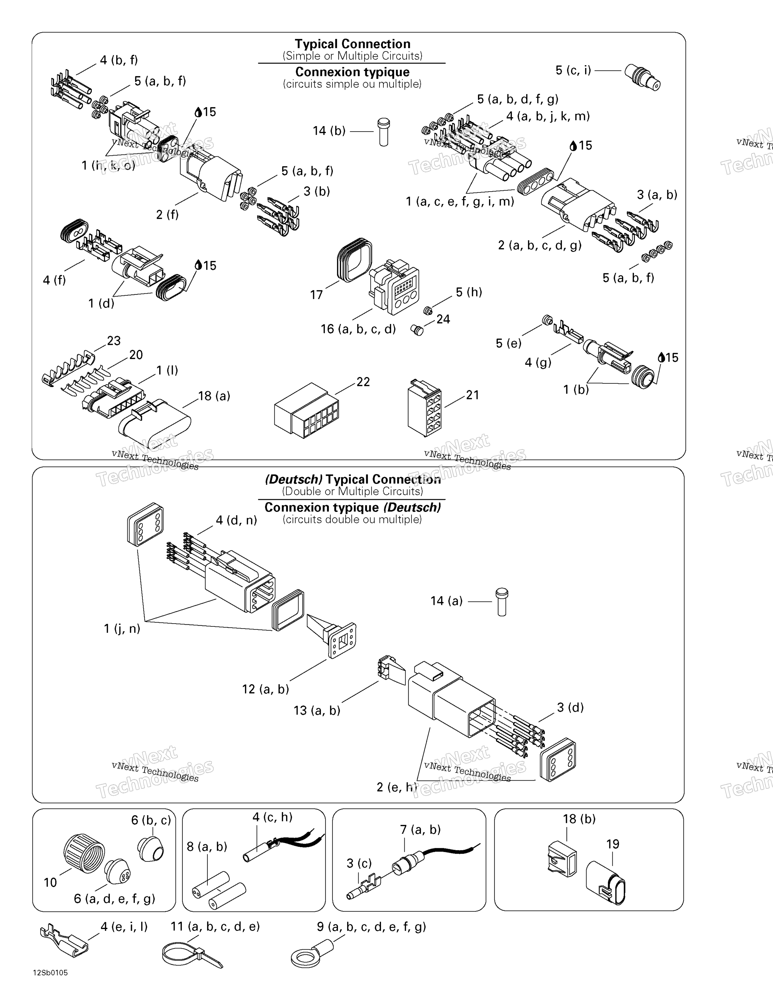 Typical электрооборудование Connections