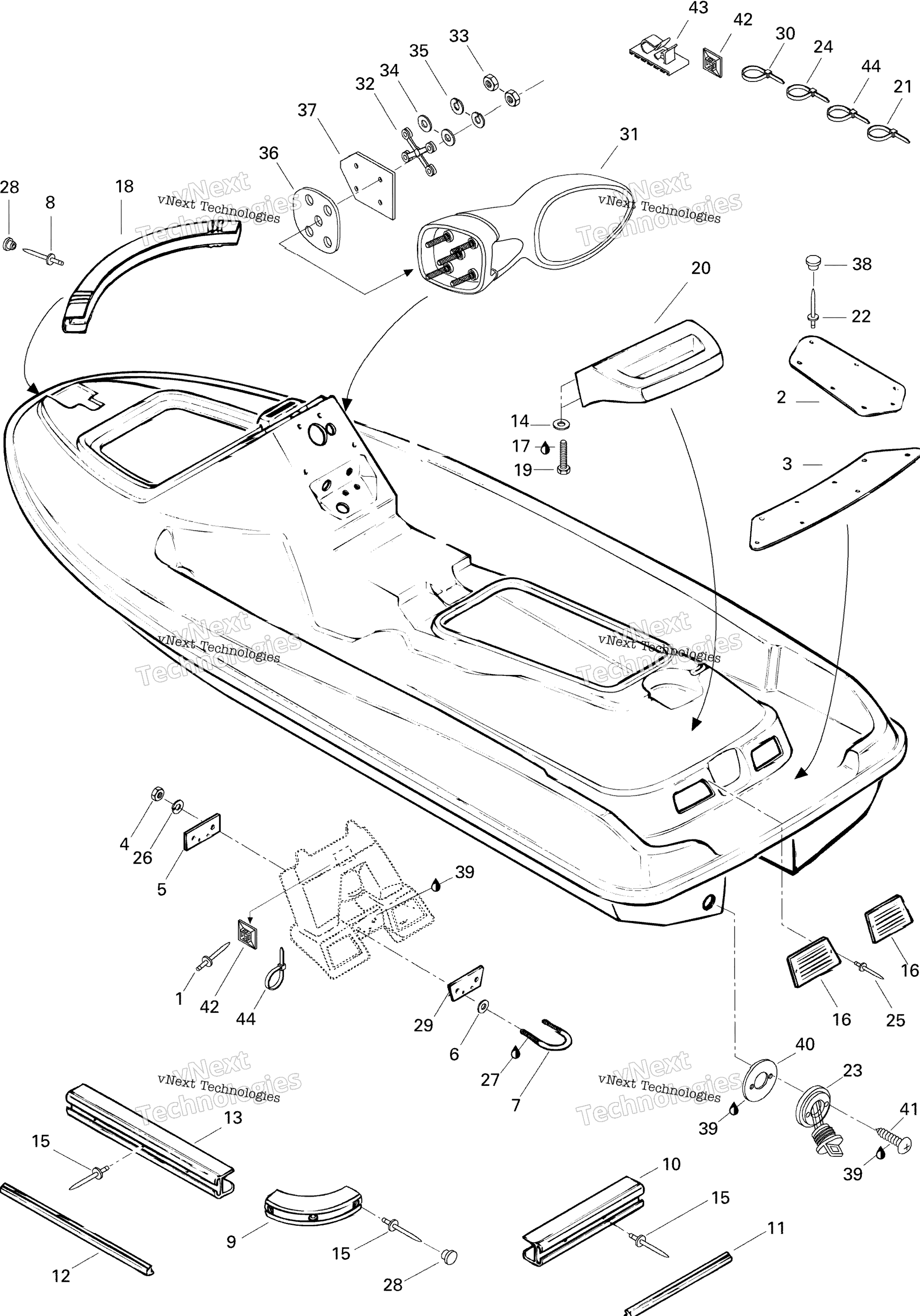 Body, задний View Gti
