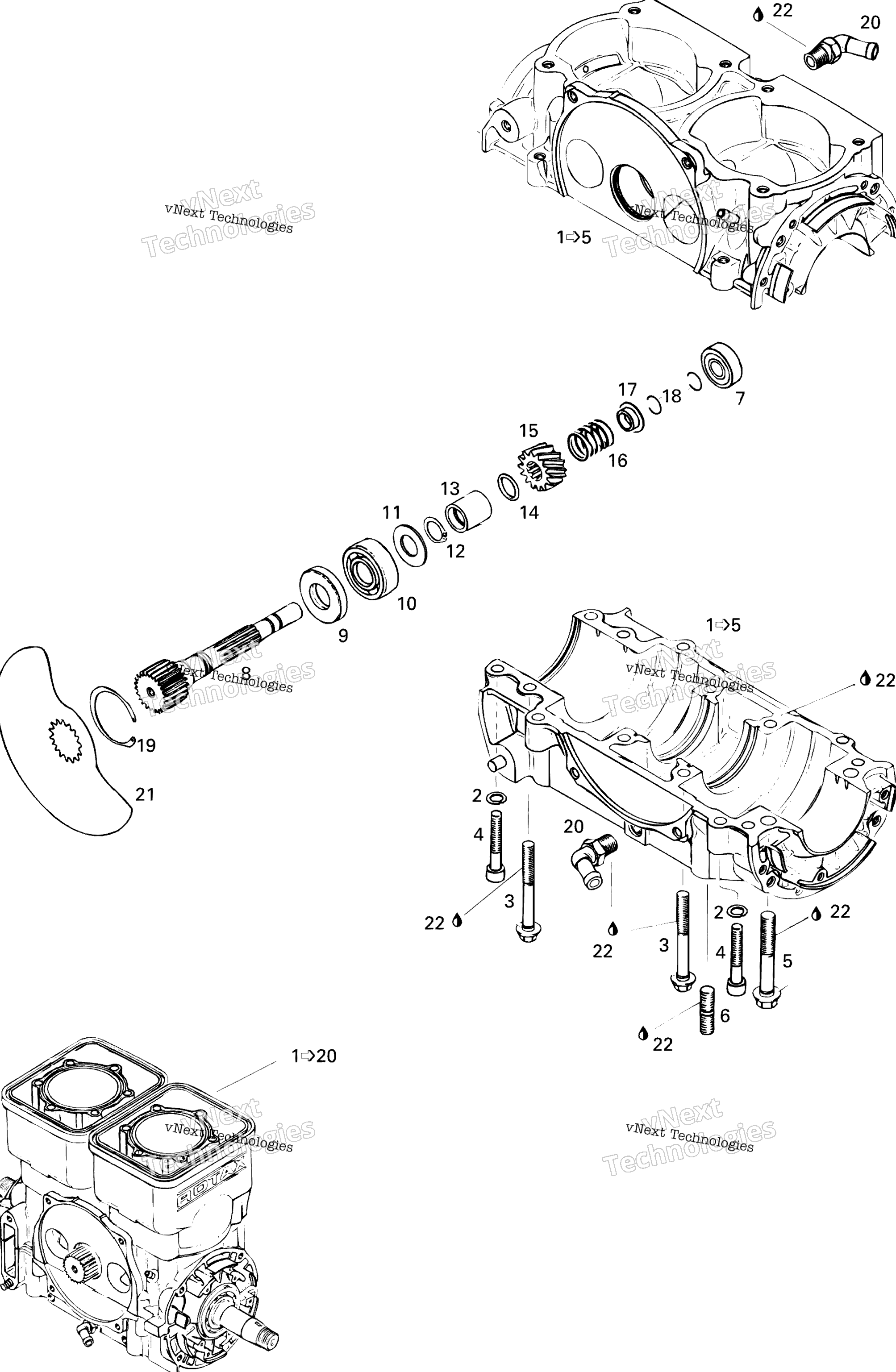 Картер And Rotary Valve (587)