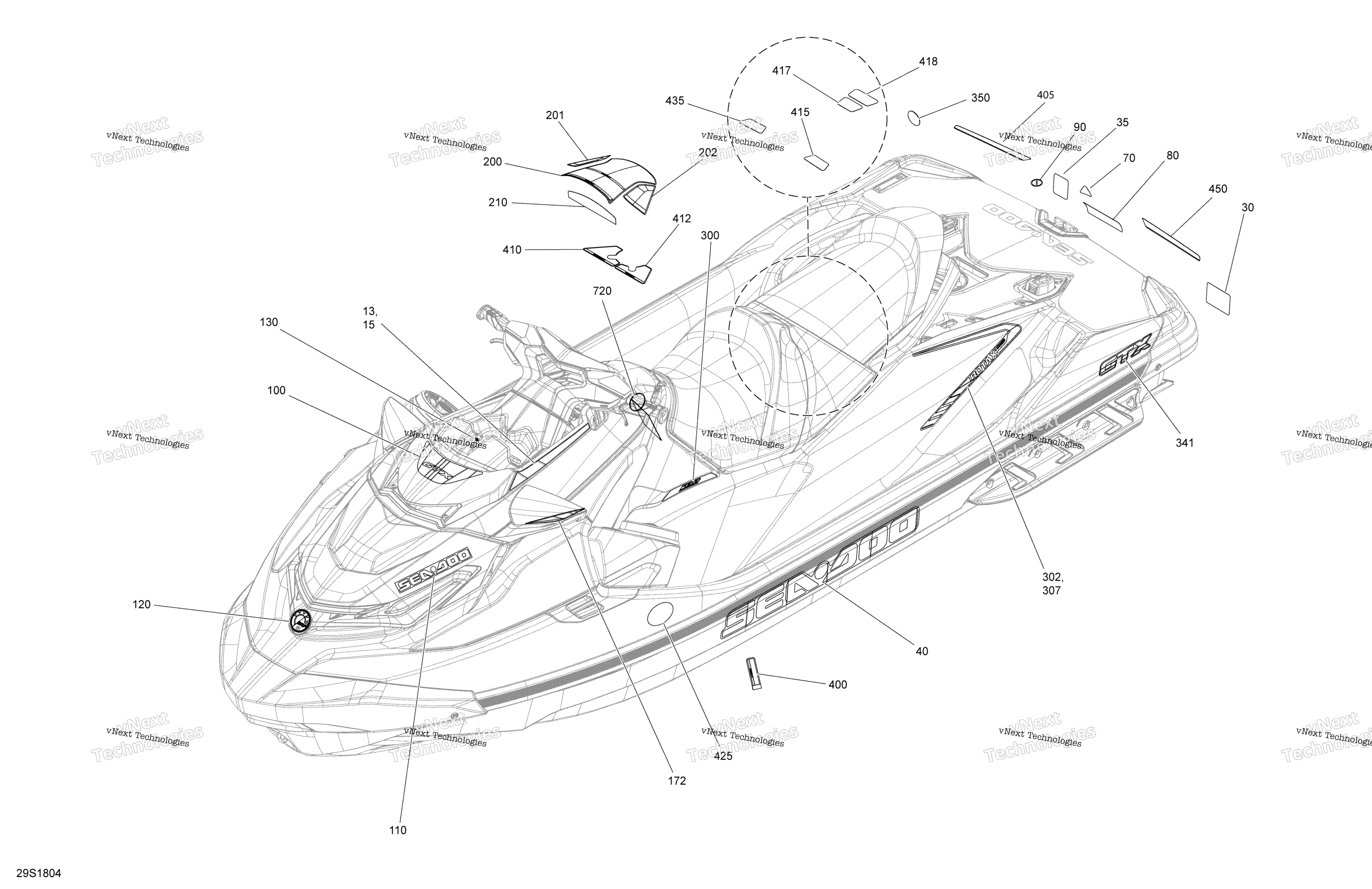 Наклейки - Gtx Engine 1630 Ace Package Ltd