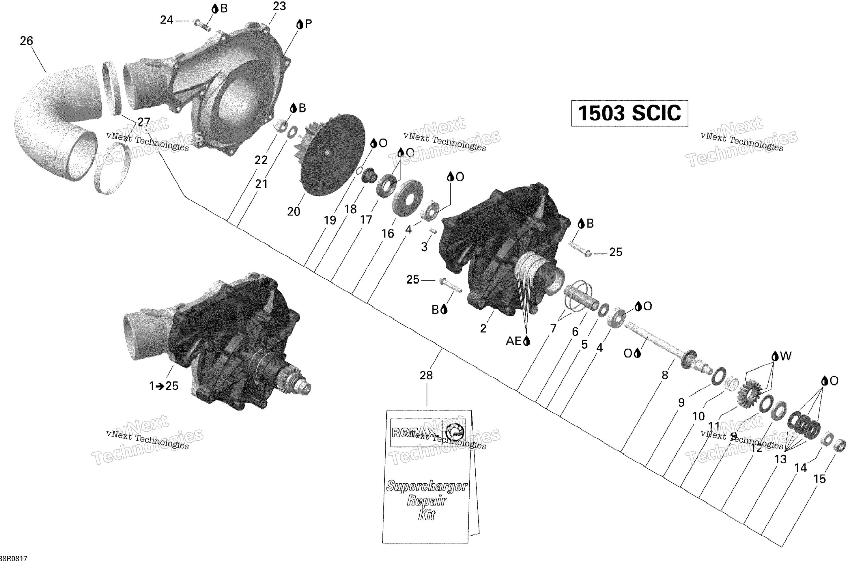 Supercharger V1 Sea Doo