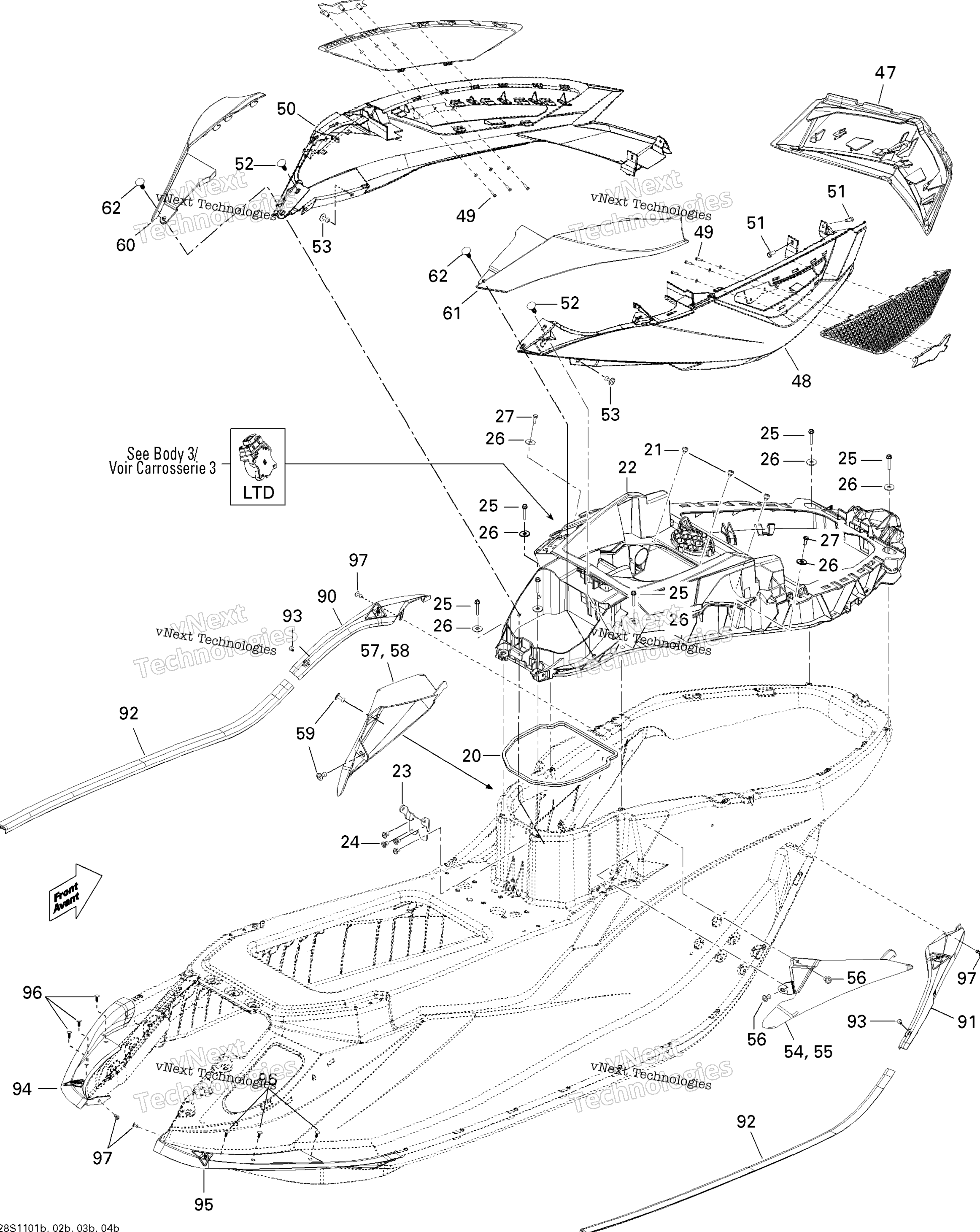 Body, задний View 3