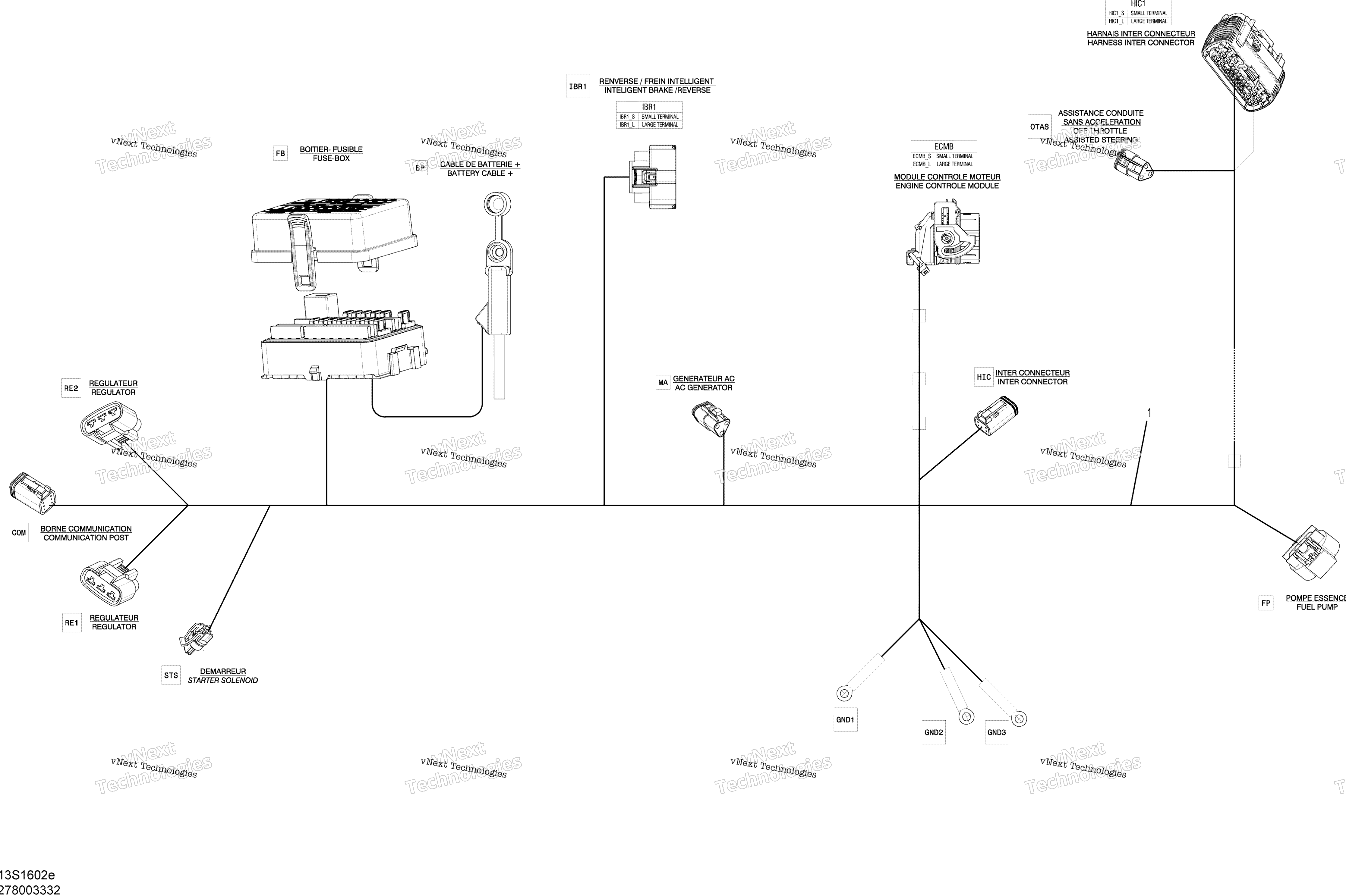 Жгут проводов - Main Harness - 278003332 (Refer To Electrical System For Model)