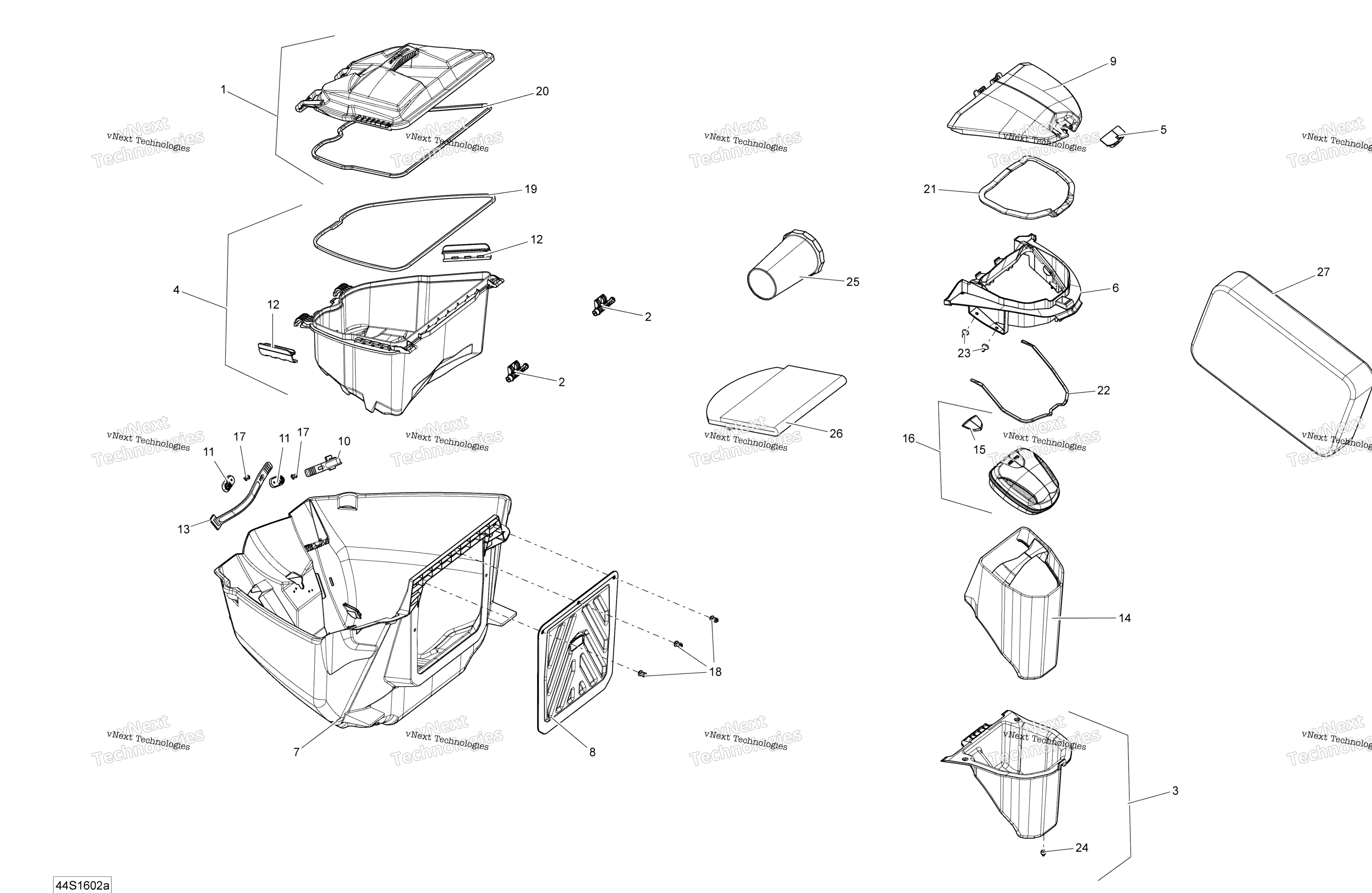 Storage Compartments Without подвеска