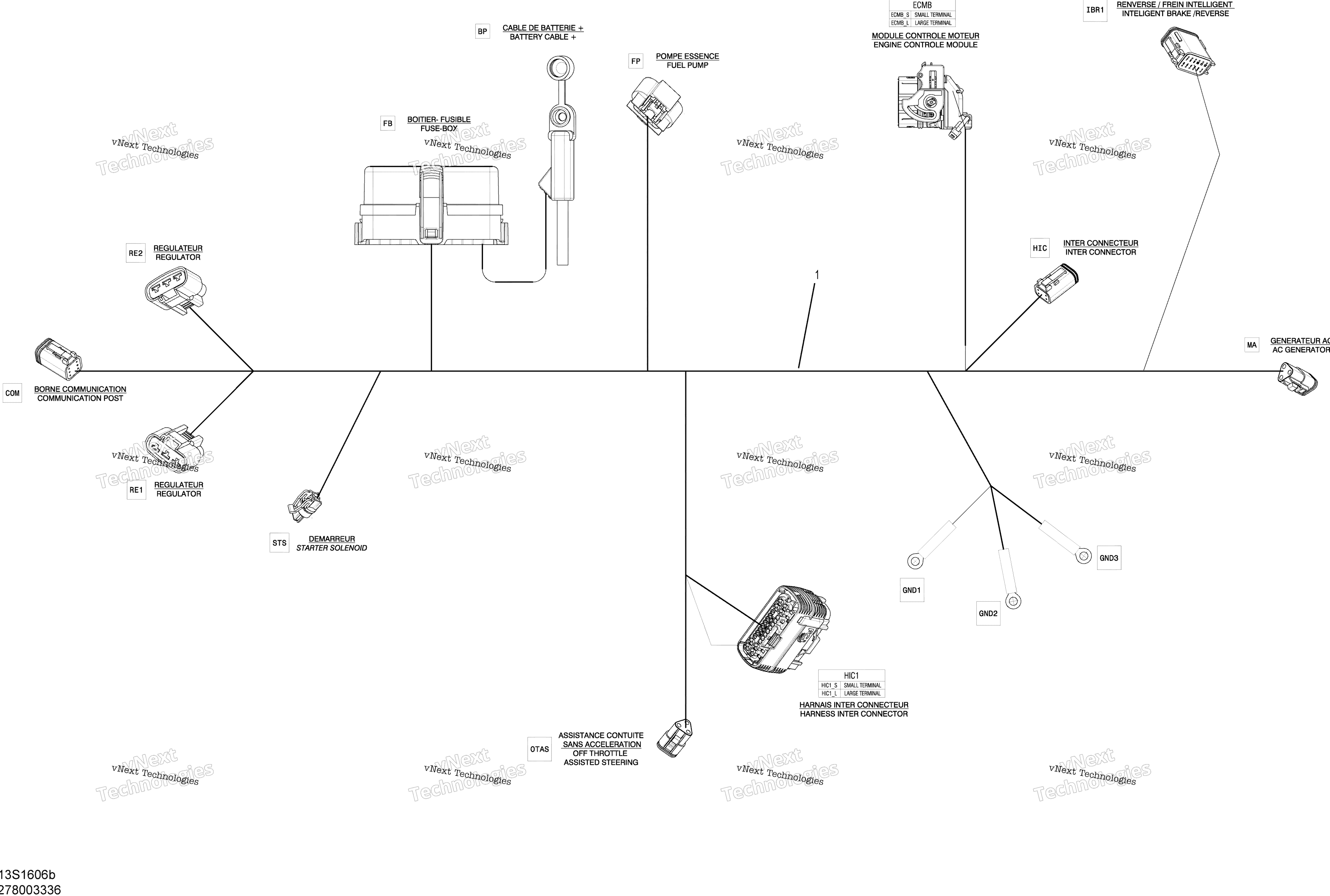 Жгут проводов - Main Harness - 278003336 (Refer To Electrical System For Model)