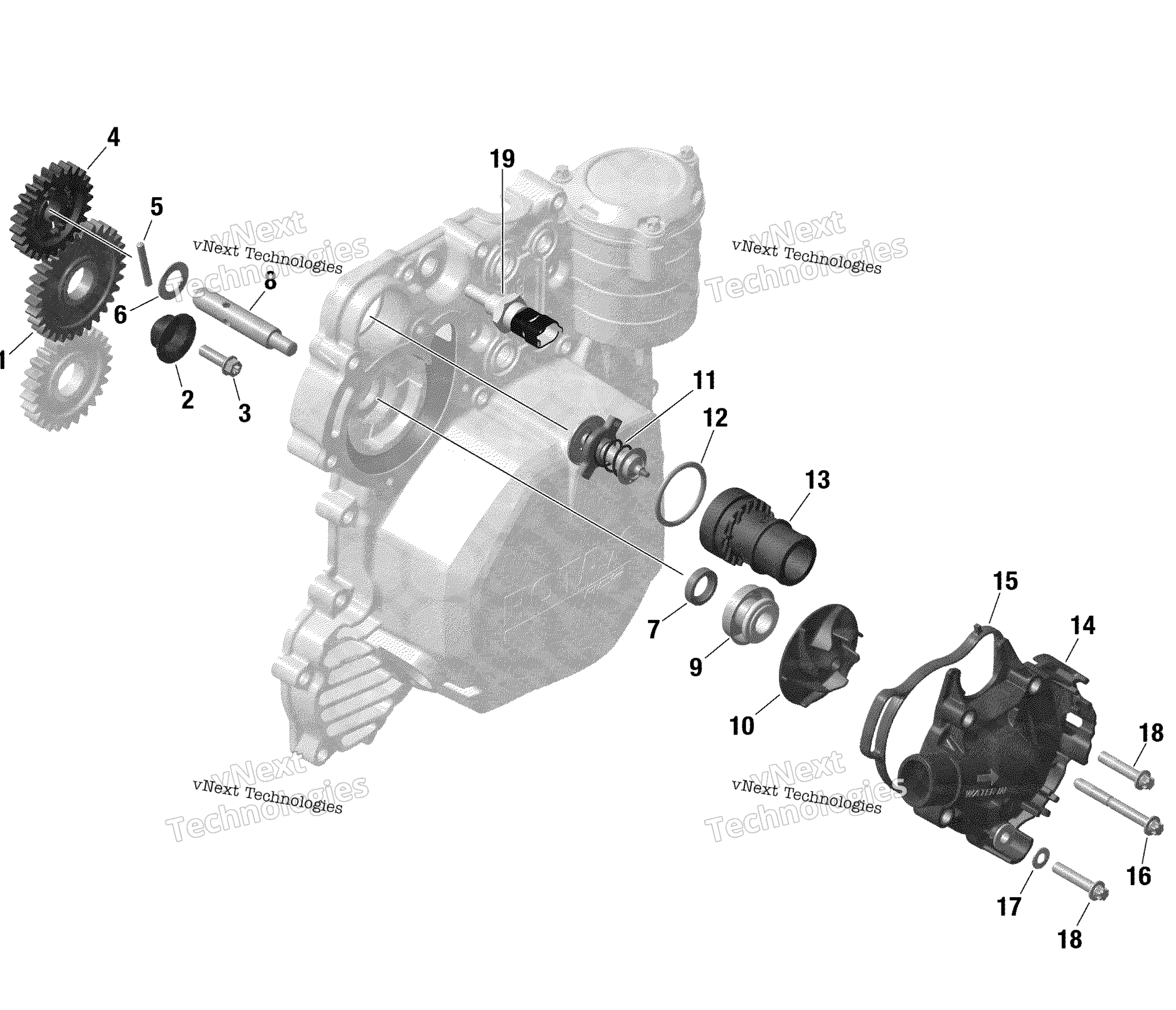 Rotax двигатель охлаждение / Built From Sept 29 2020