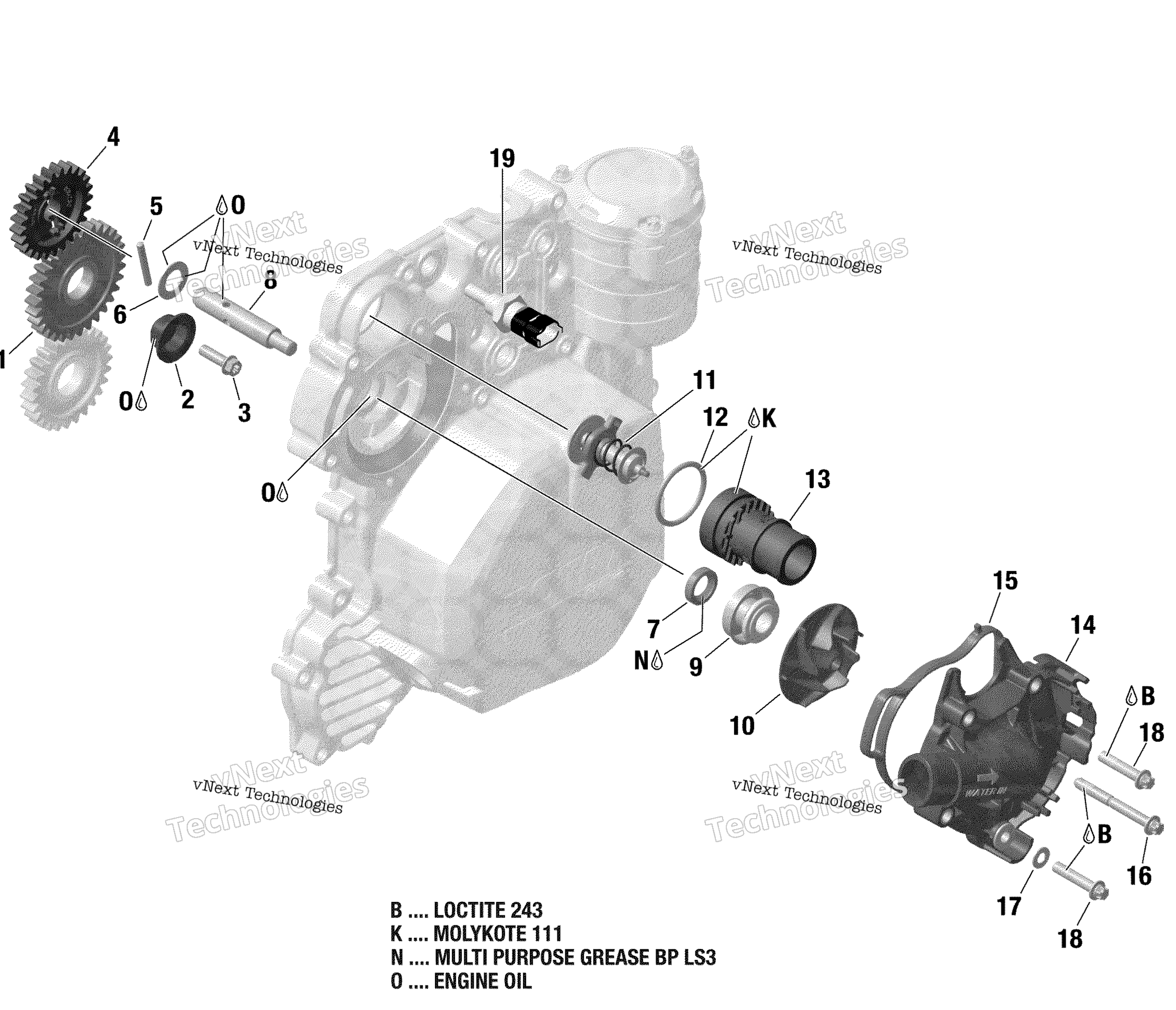 Rotax двигатель охлаждение 903 / Built Up To Nov 5 2020
